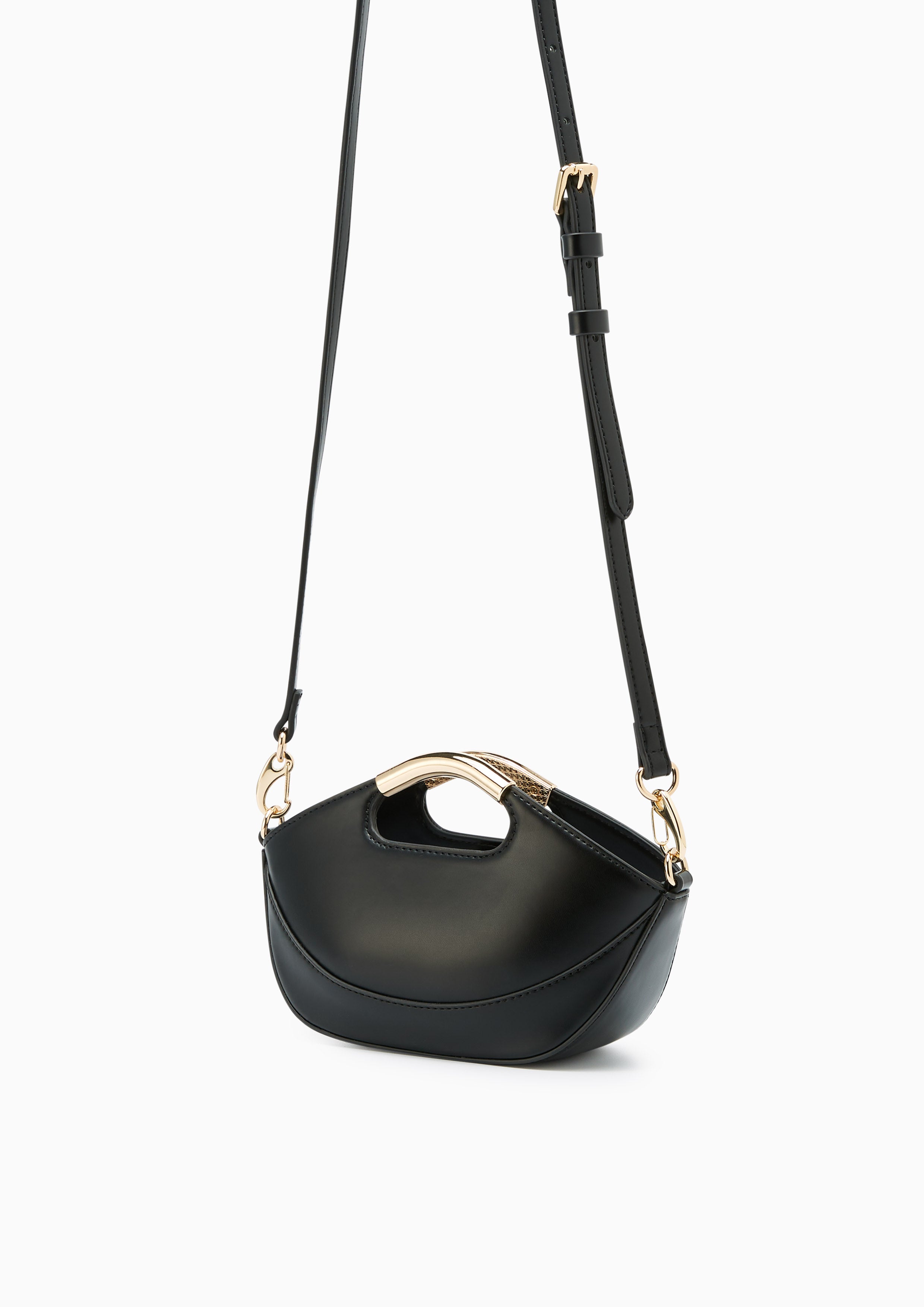 Chamomine Handle Bag Black