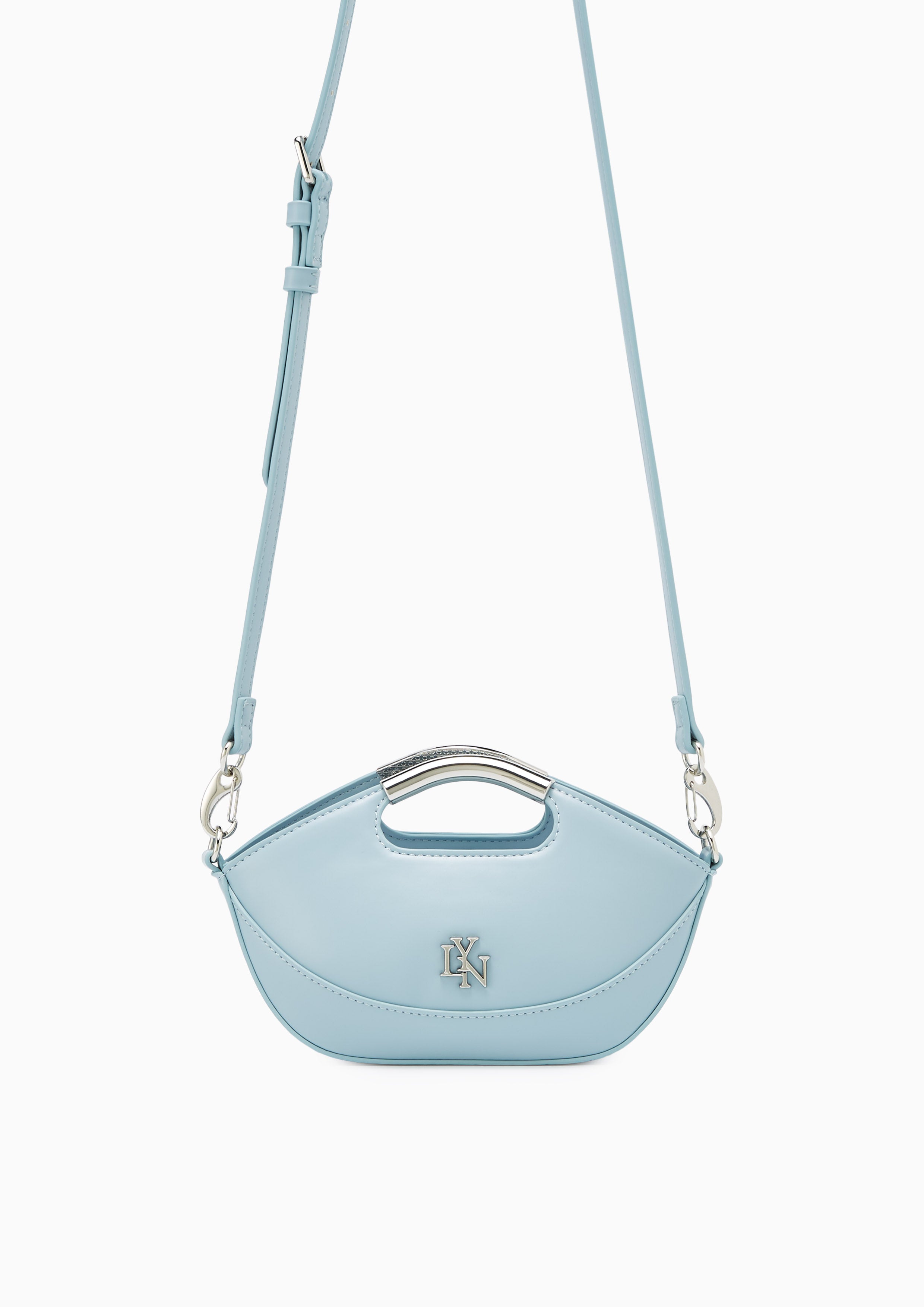 Chamomine Handle Bag Blue