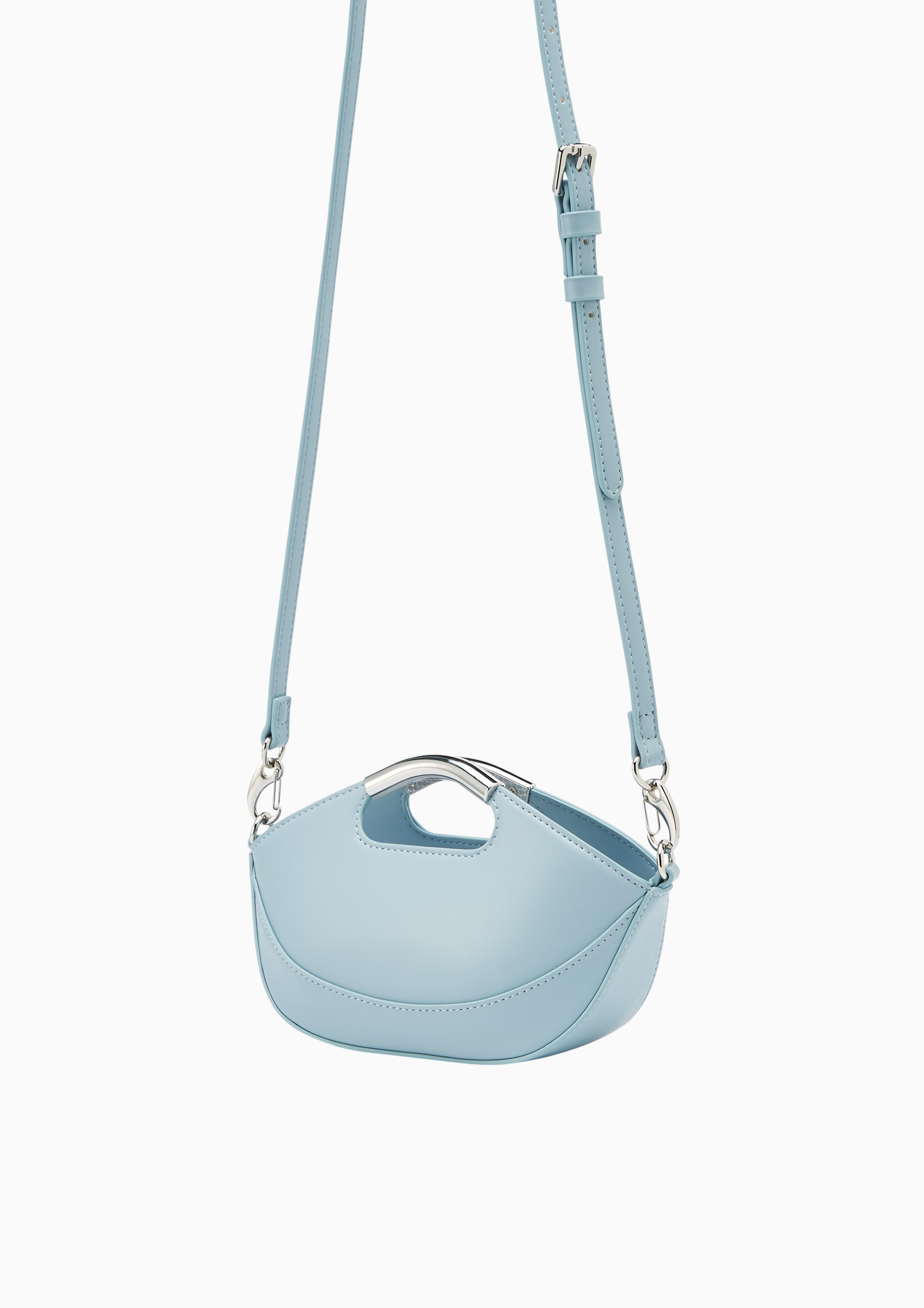 Chamomine Handle Bag Blue