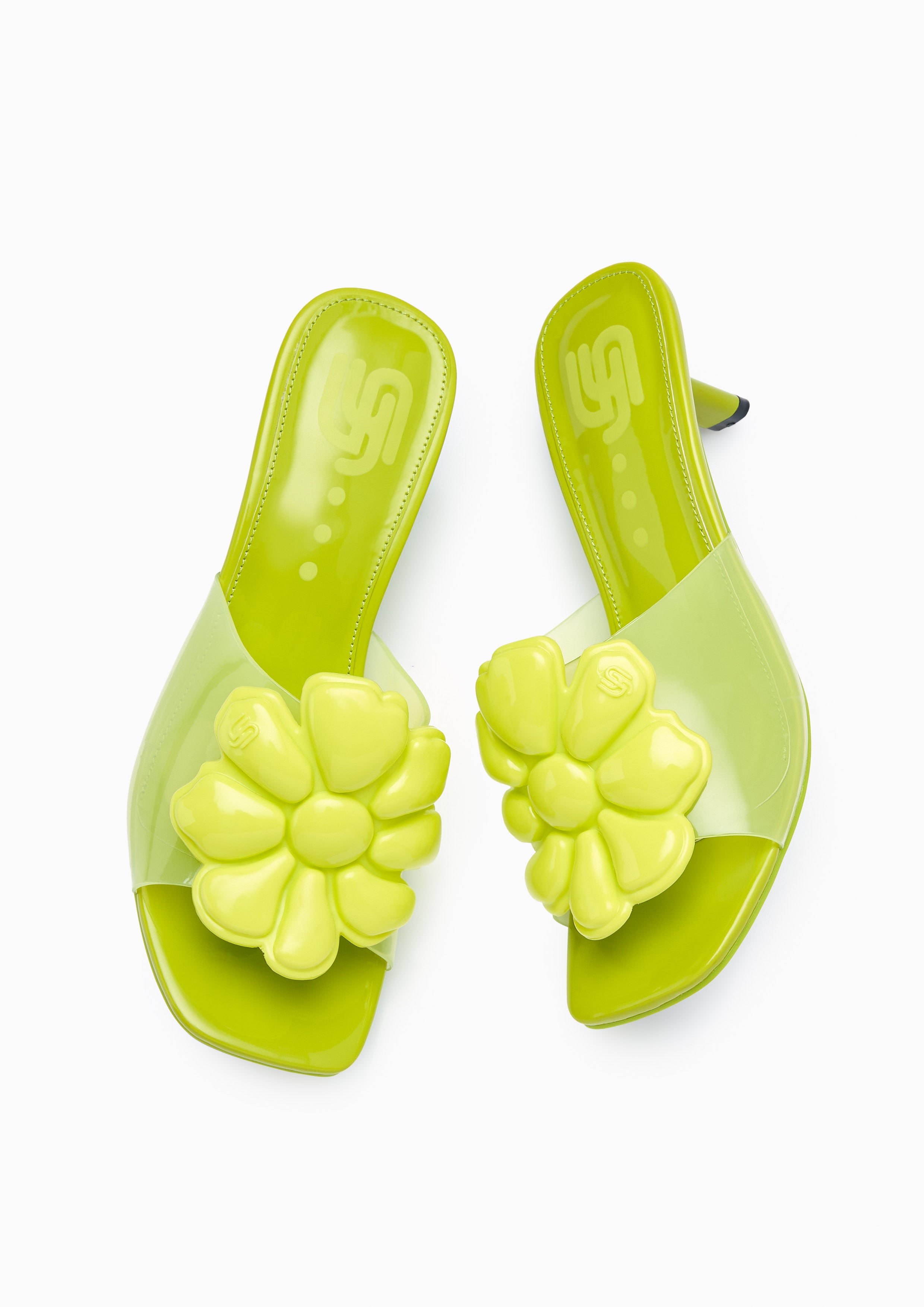 Jasmine Jelly Heels Green