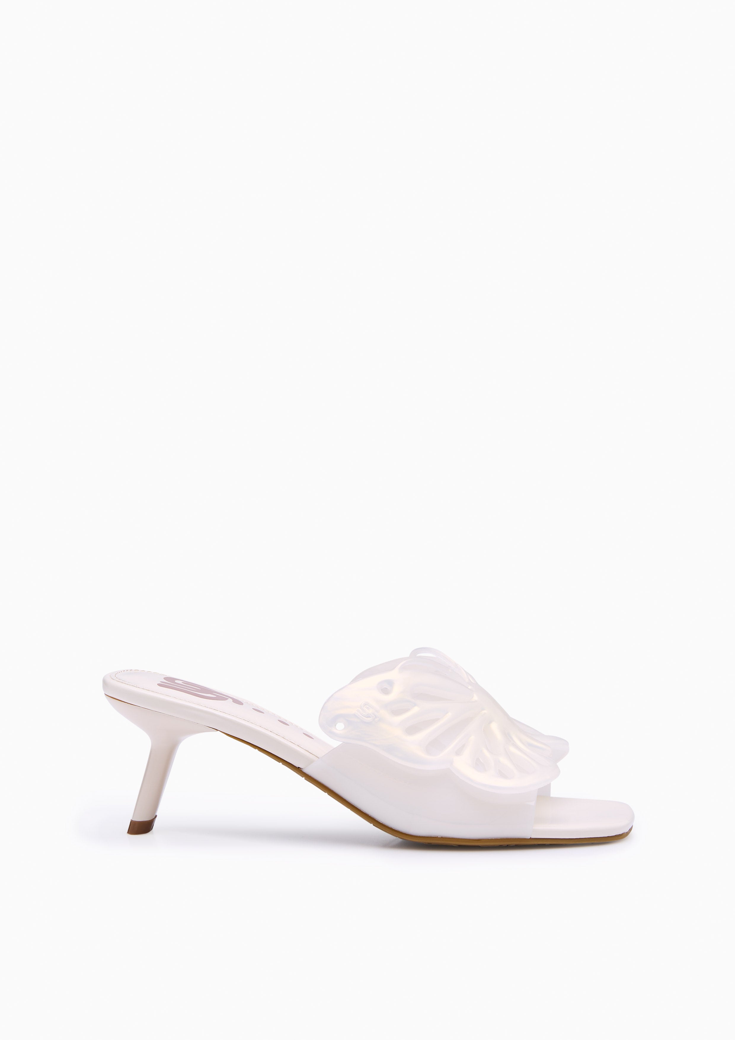 Juno Jelly Heels White