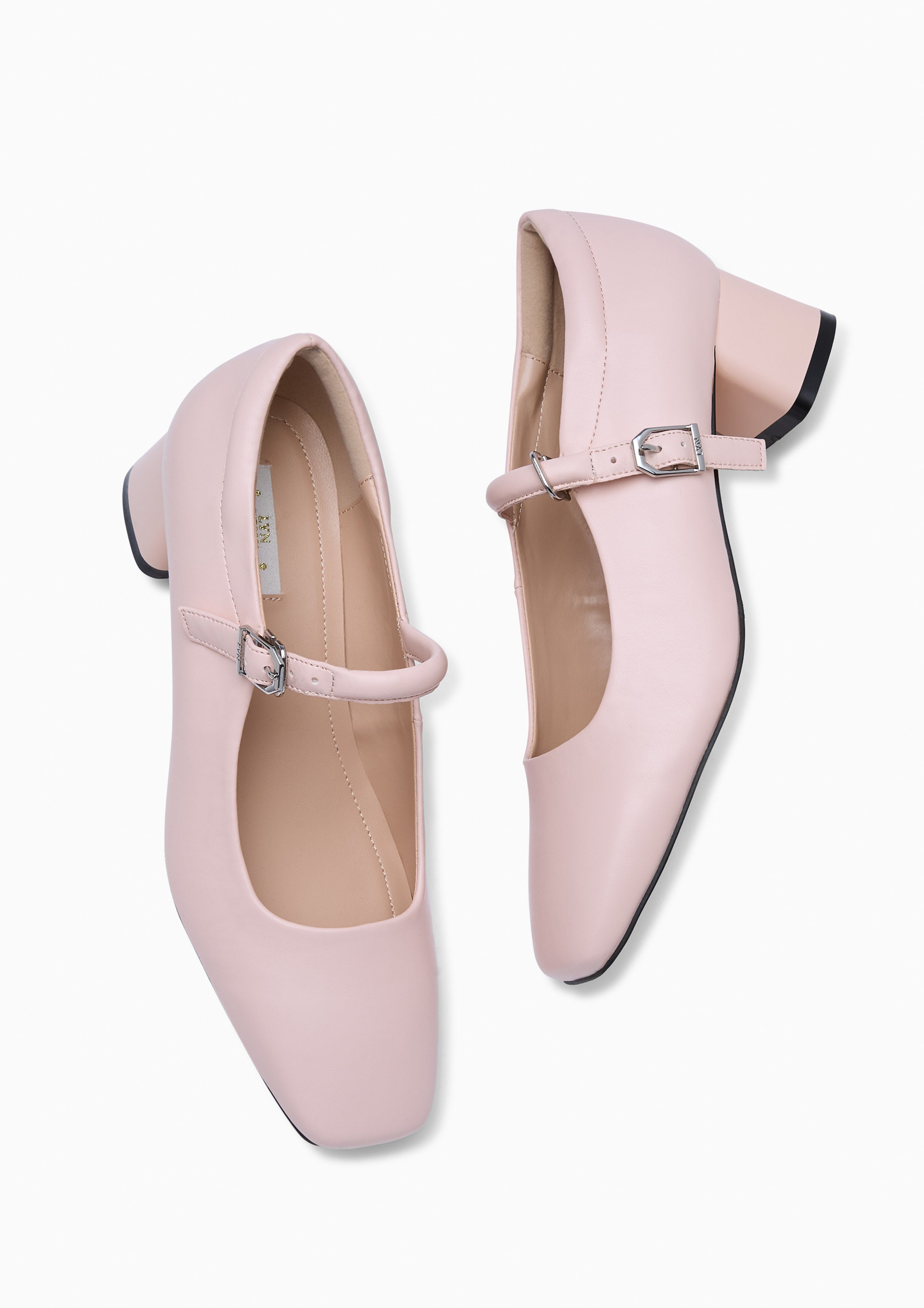 Brianna Mary Jane Heels Light Pink