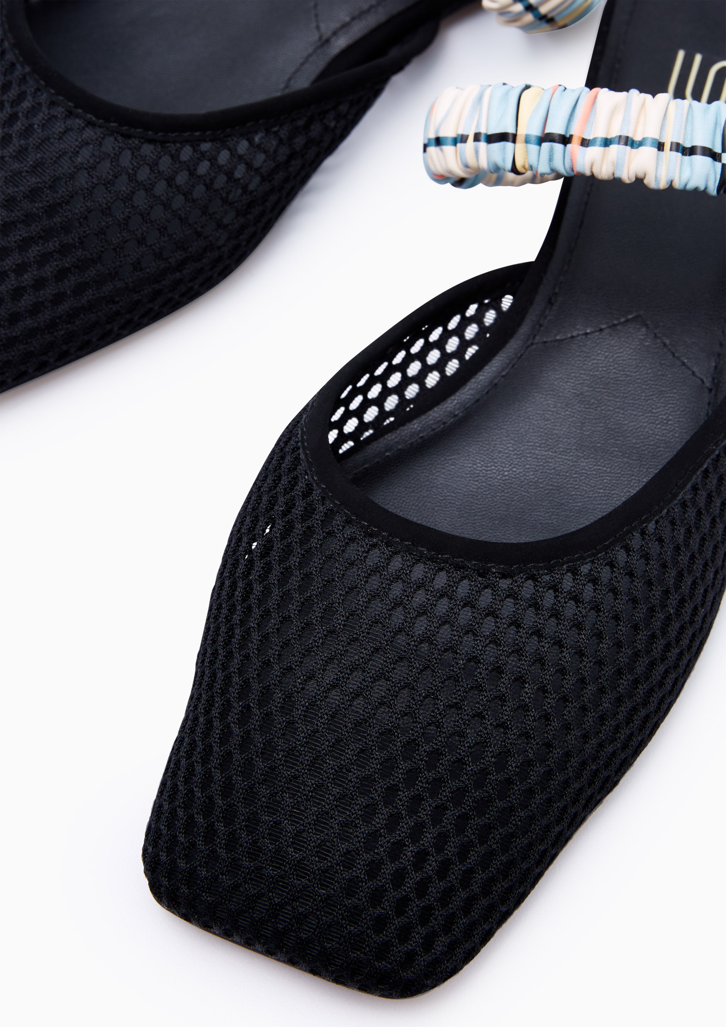 Vela Infinite Flat Mules Black