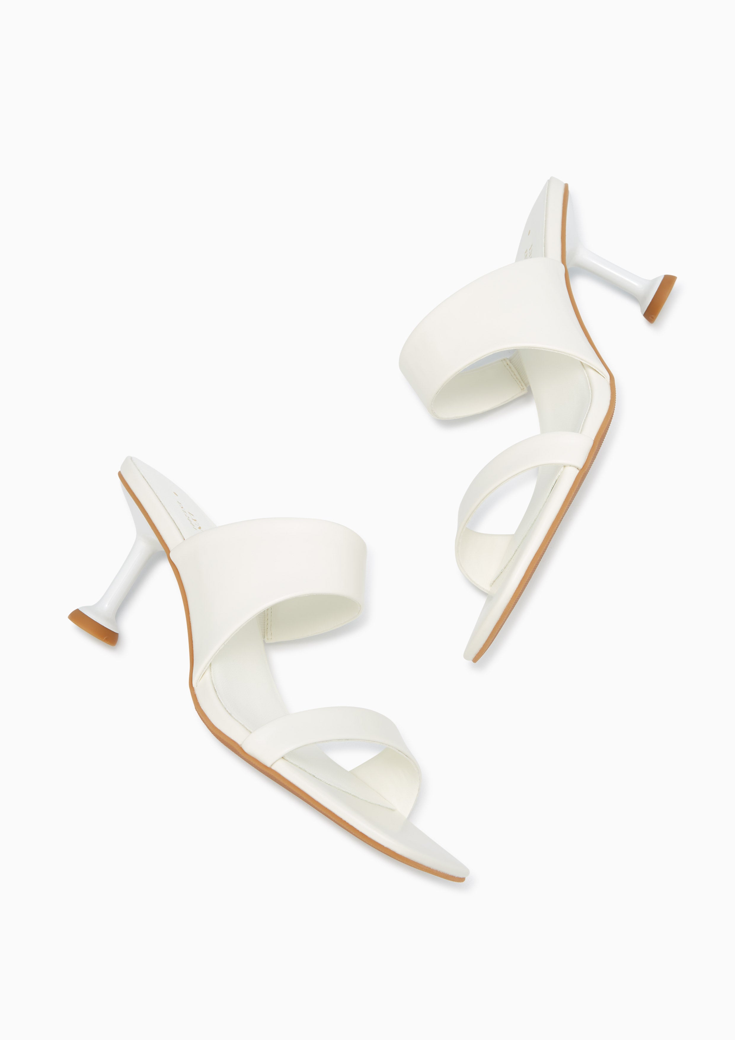 Cody Heeled Sandals Ivory