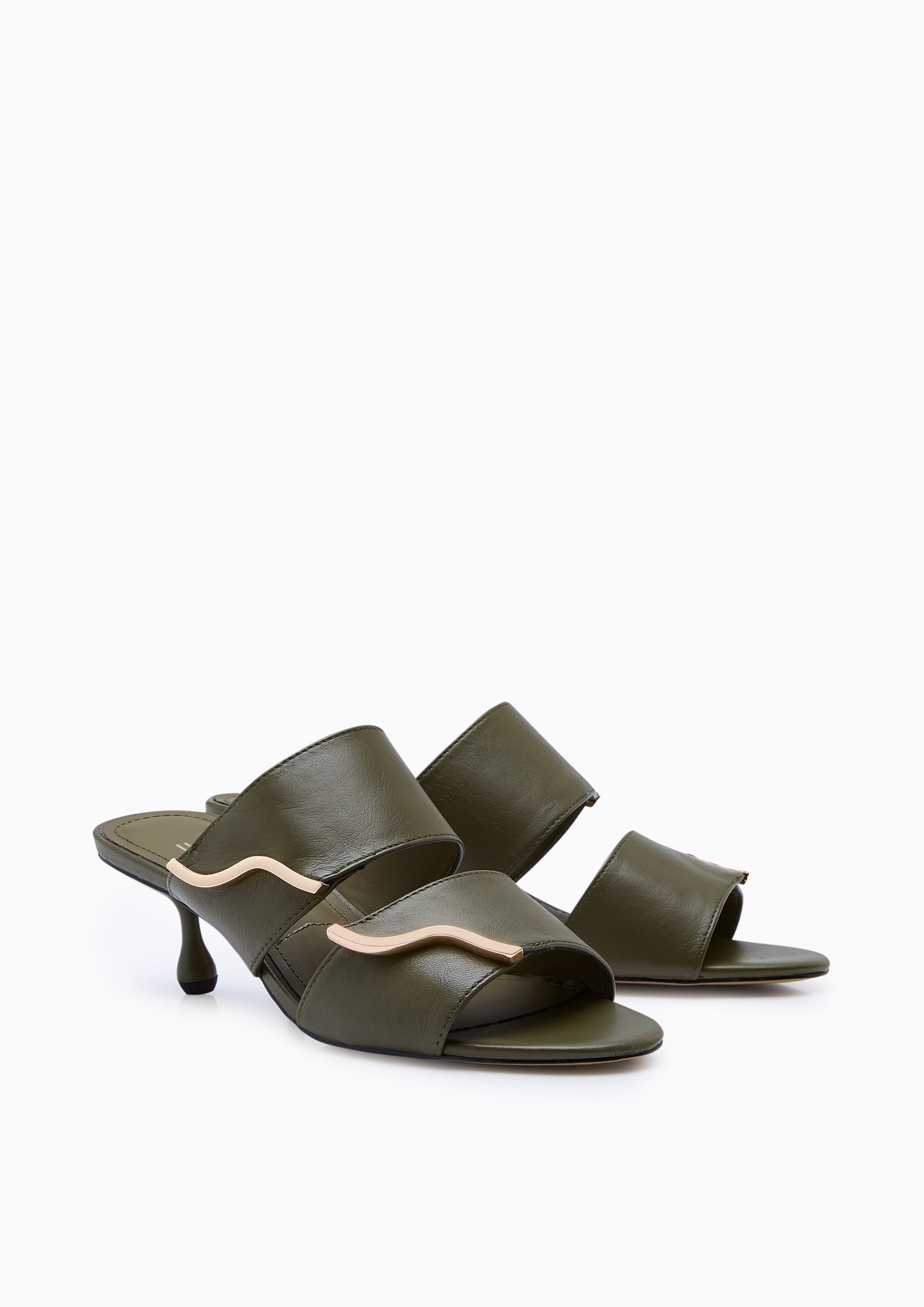 Mamy Infinite Heeled Sandals Green