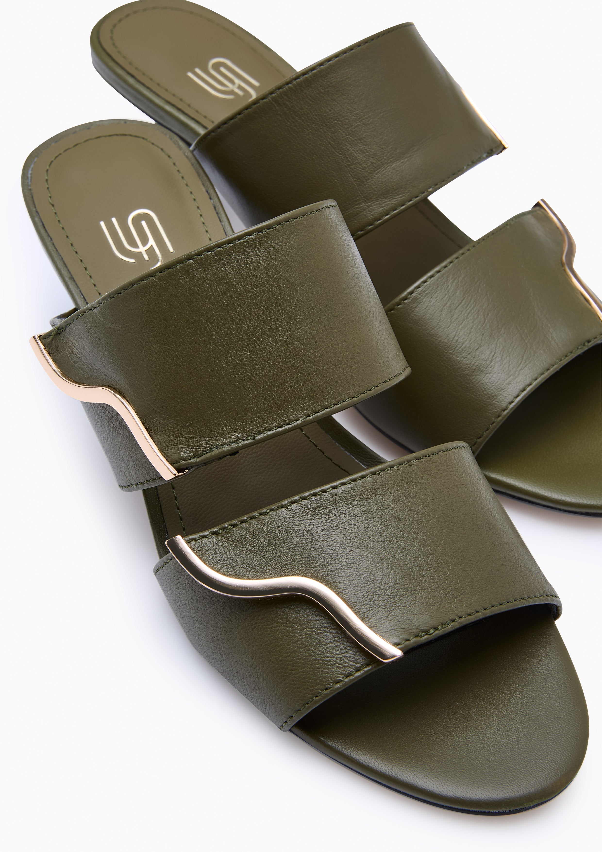 Mamy Infinite Heeled Sandals Green