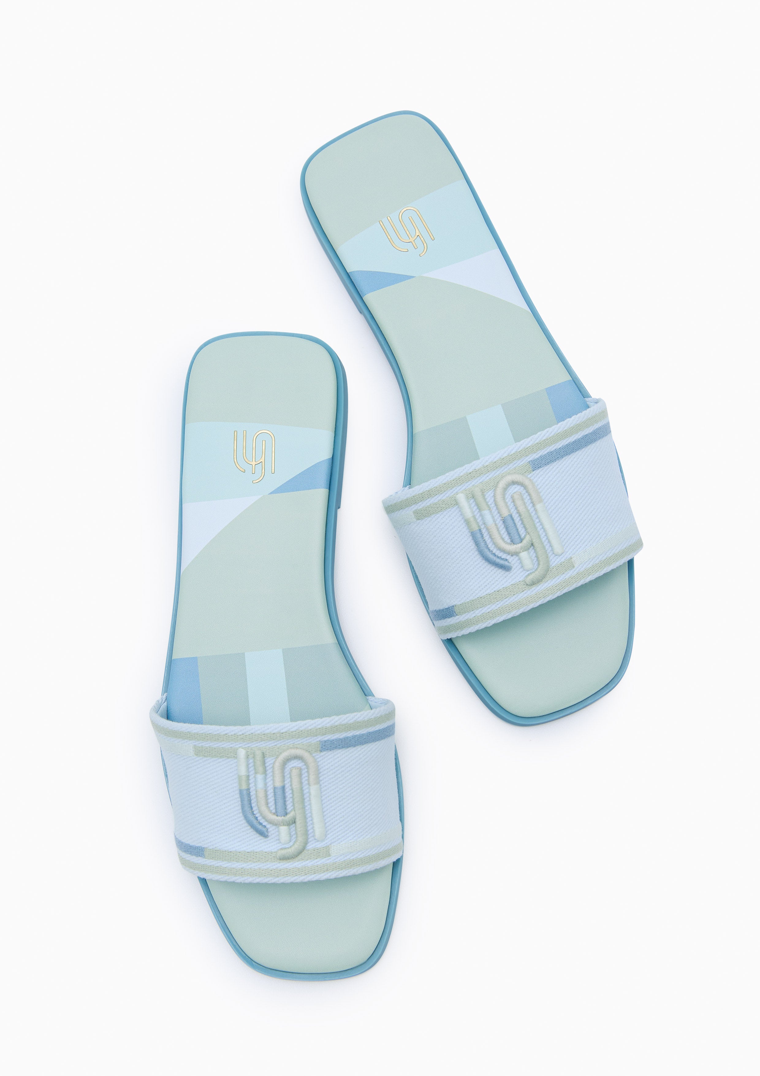 Maddie Flat Infinite Sandal Green