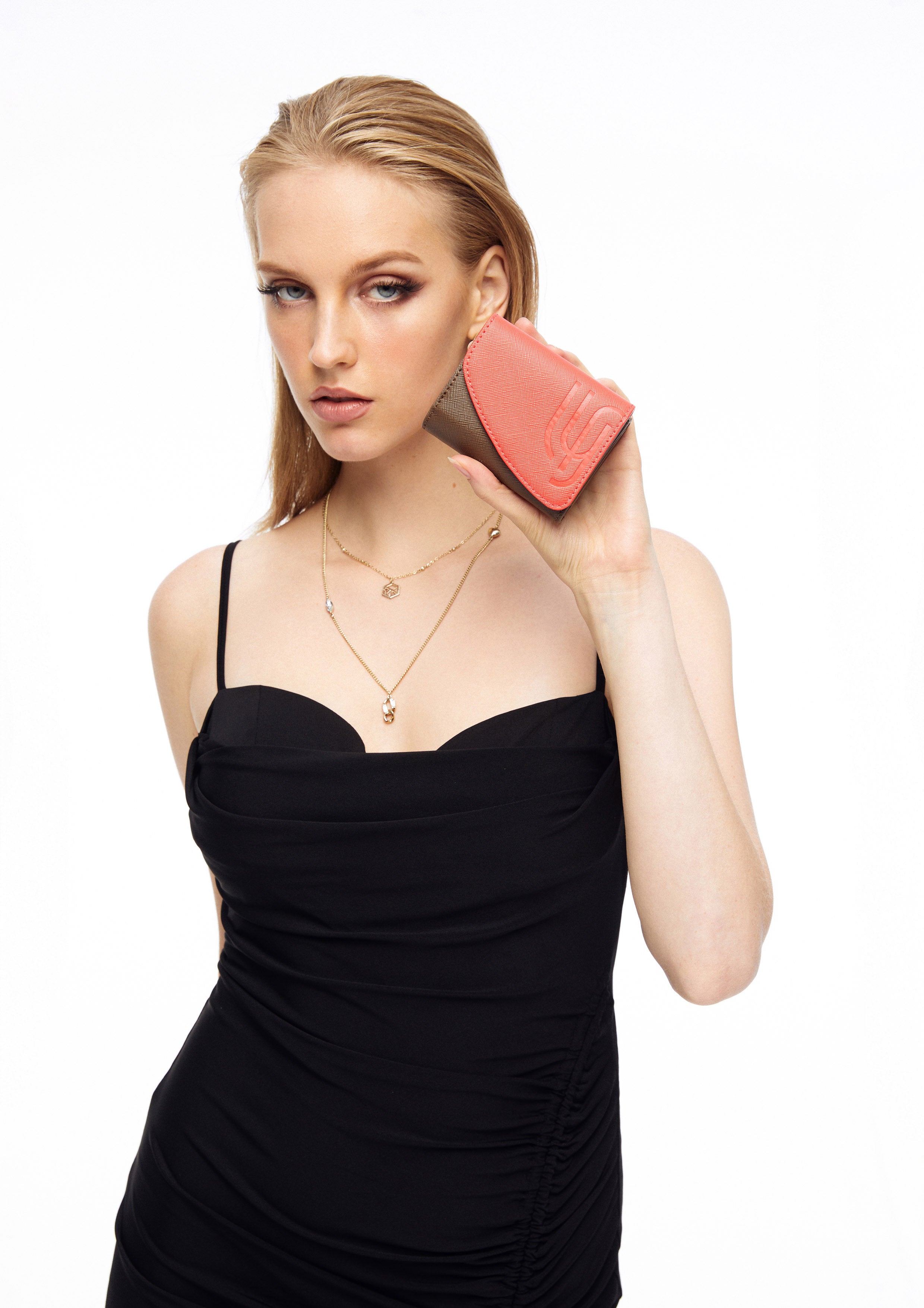 Maddie Fold Wallet Dark Brown