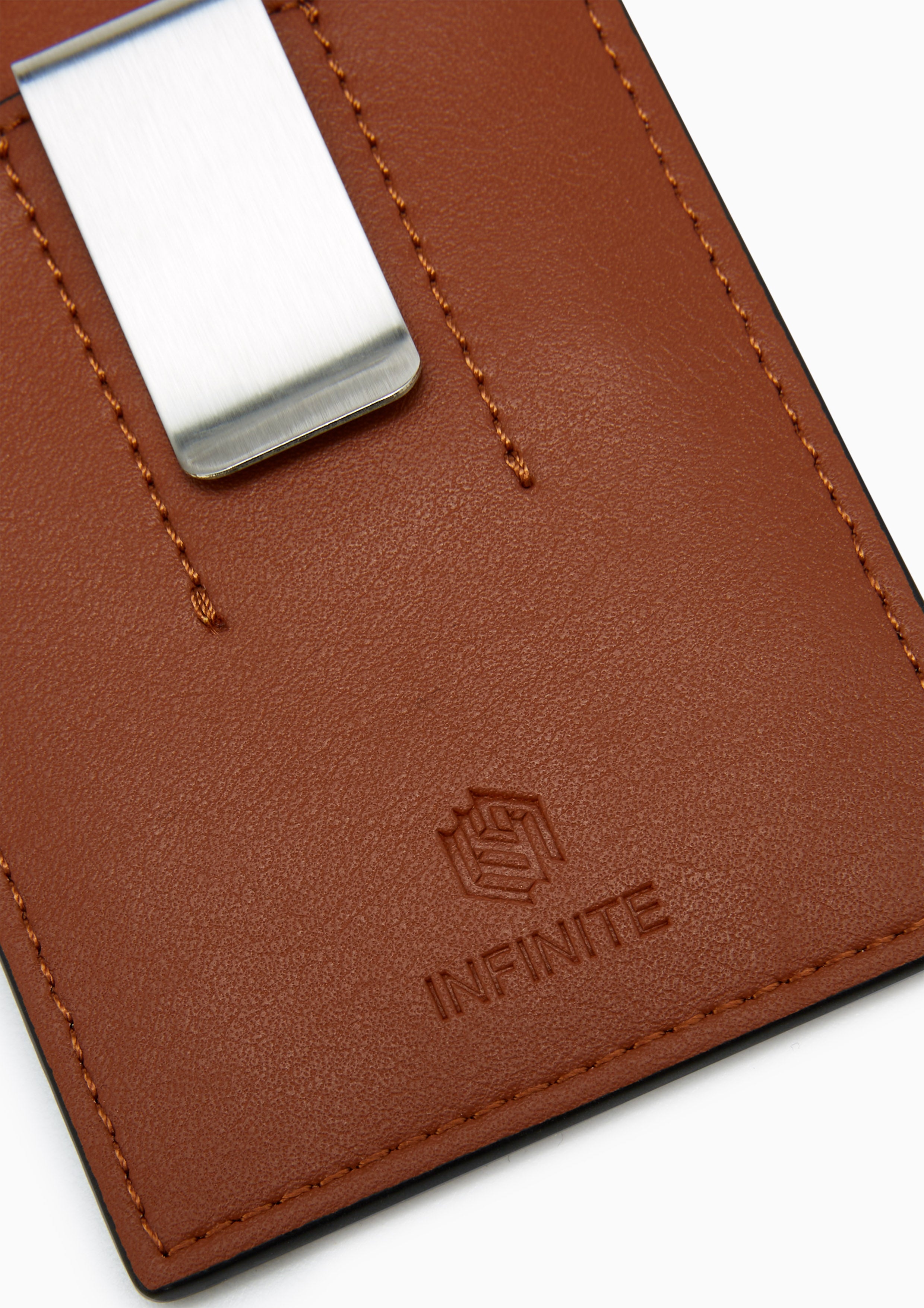 Link Card Case Brown