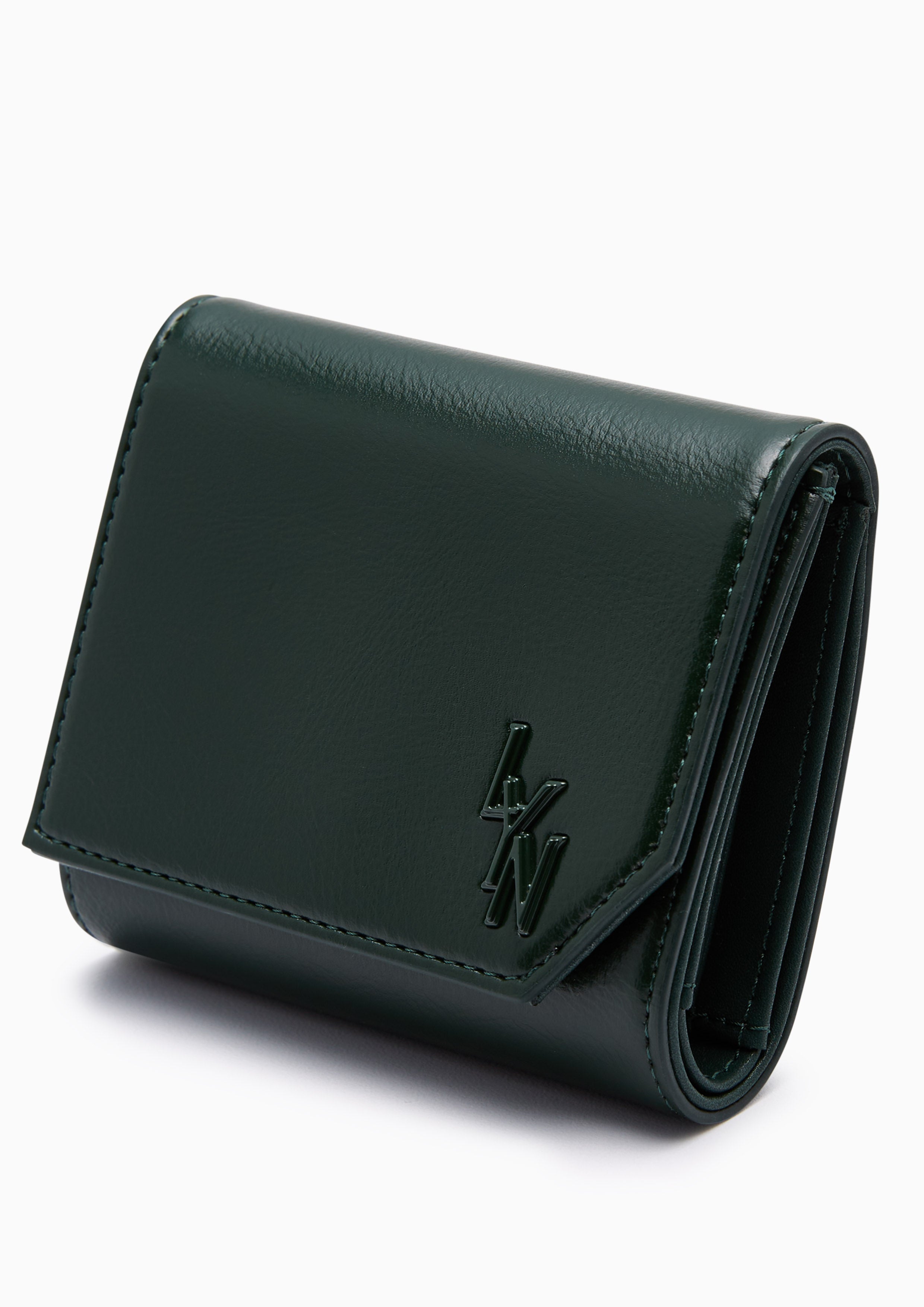Thunder Short Flap Wallet Green