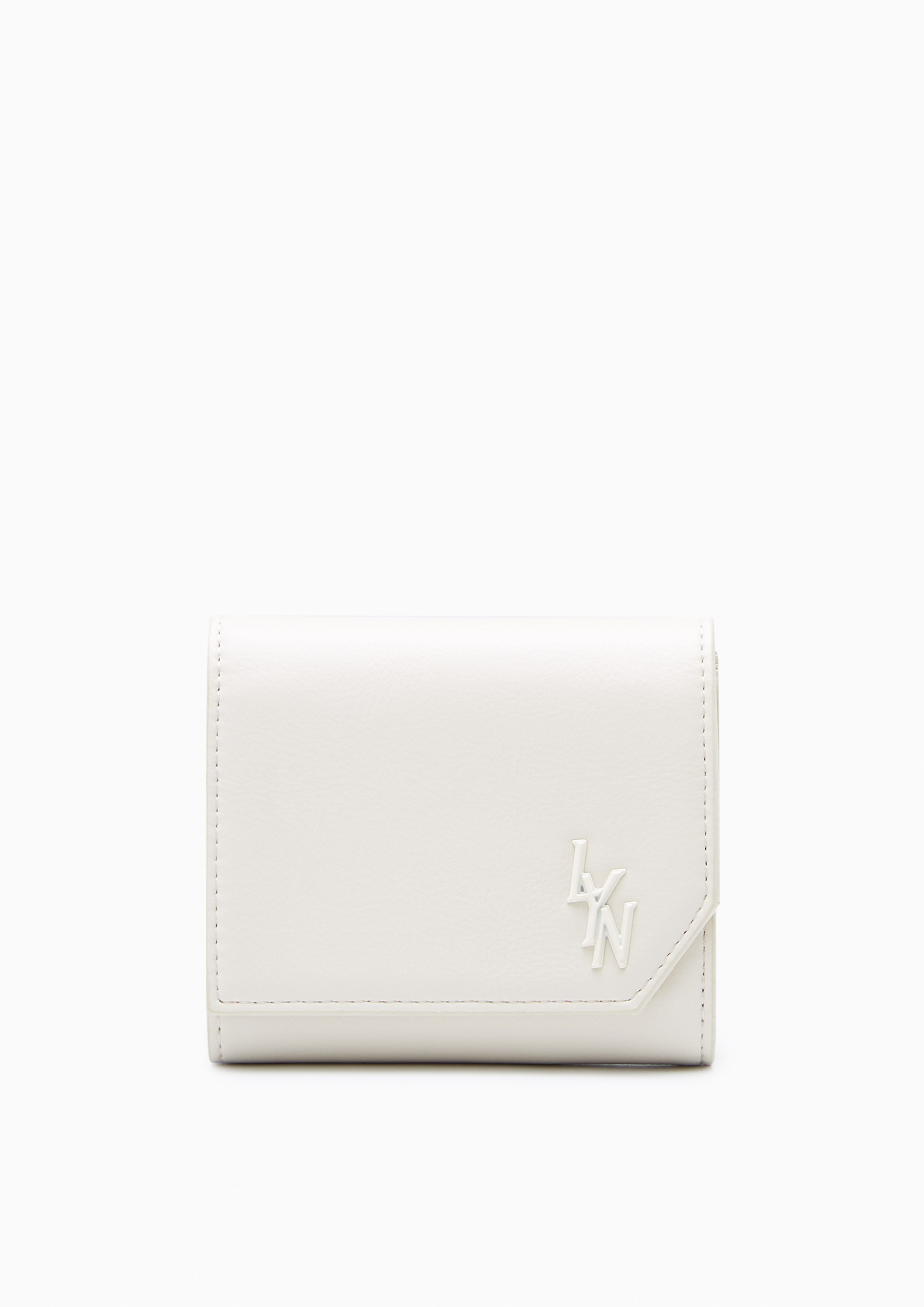 Thunder Short Flap Wallet Ivory