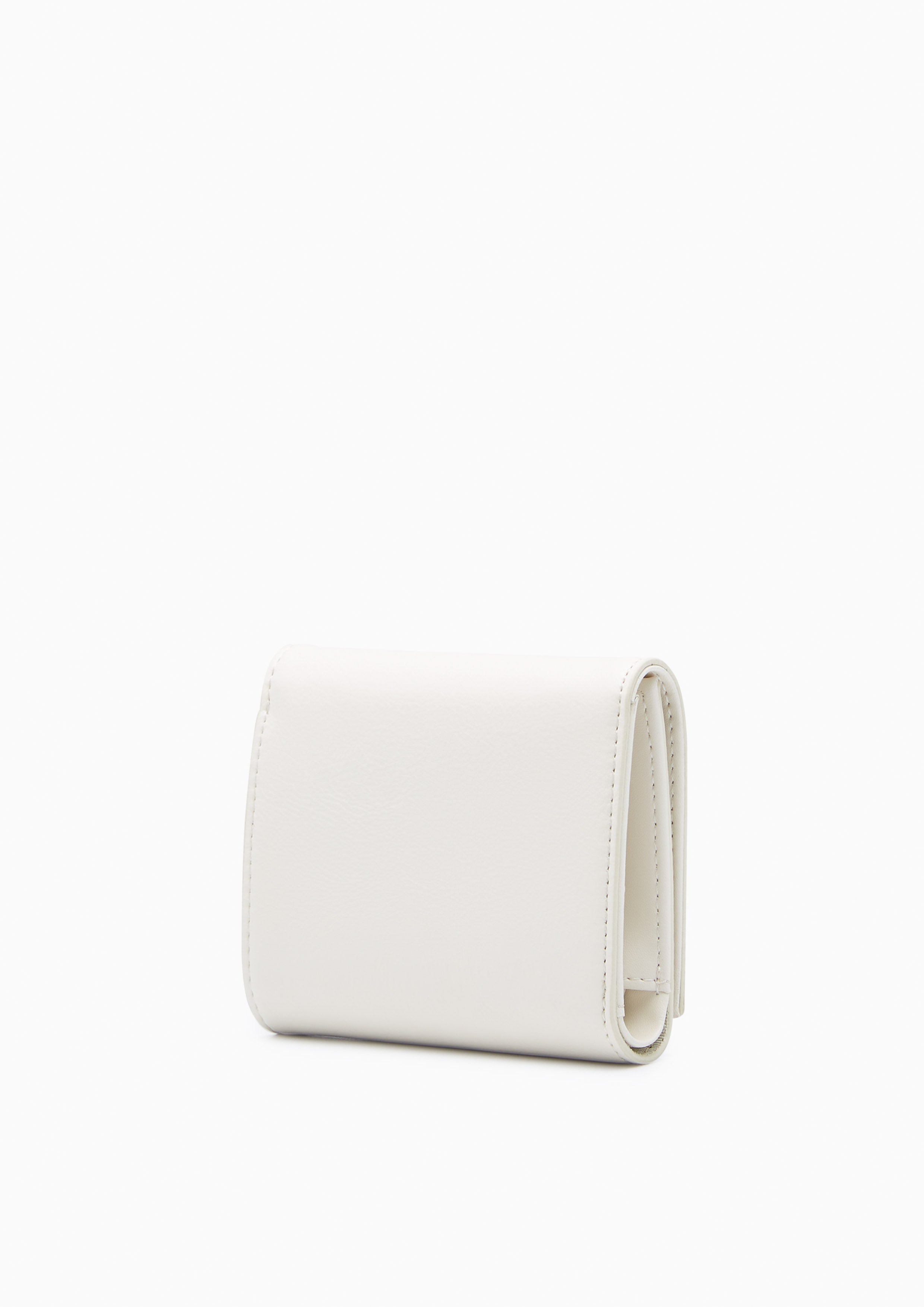 Thunder Short Flap Wallet Ivory