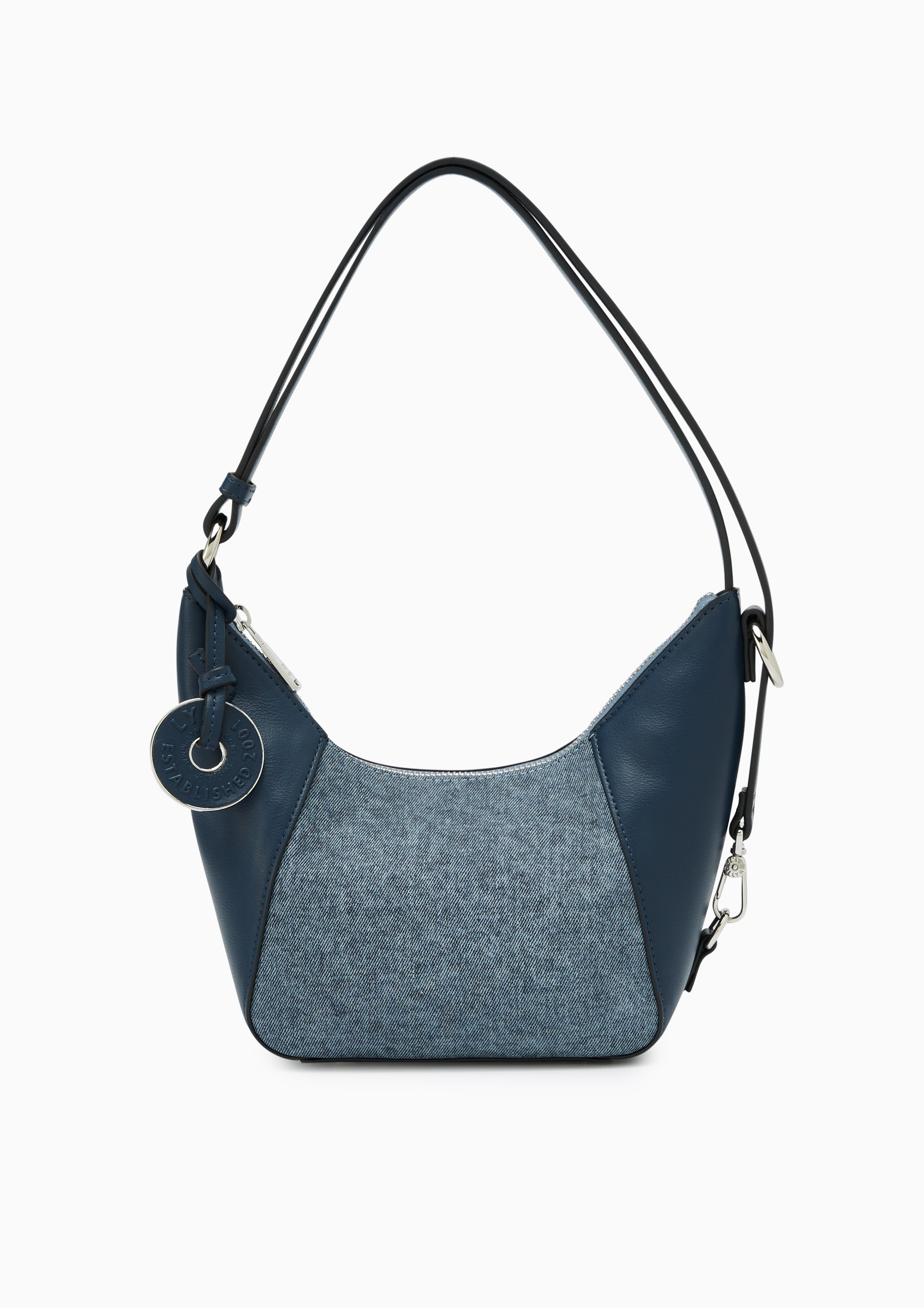 Maya Hobo Handbag -Navy