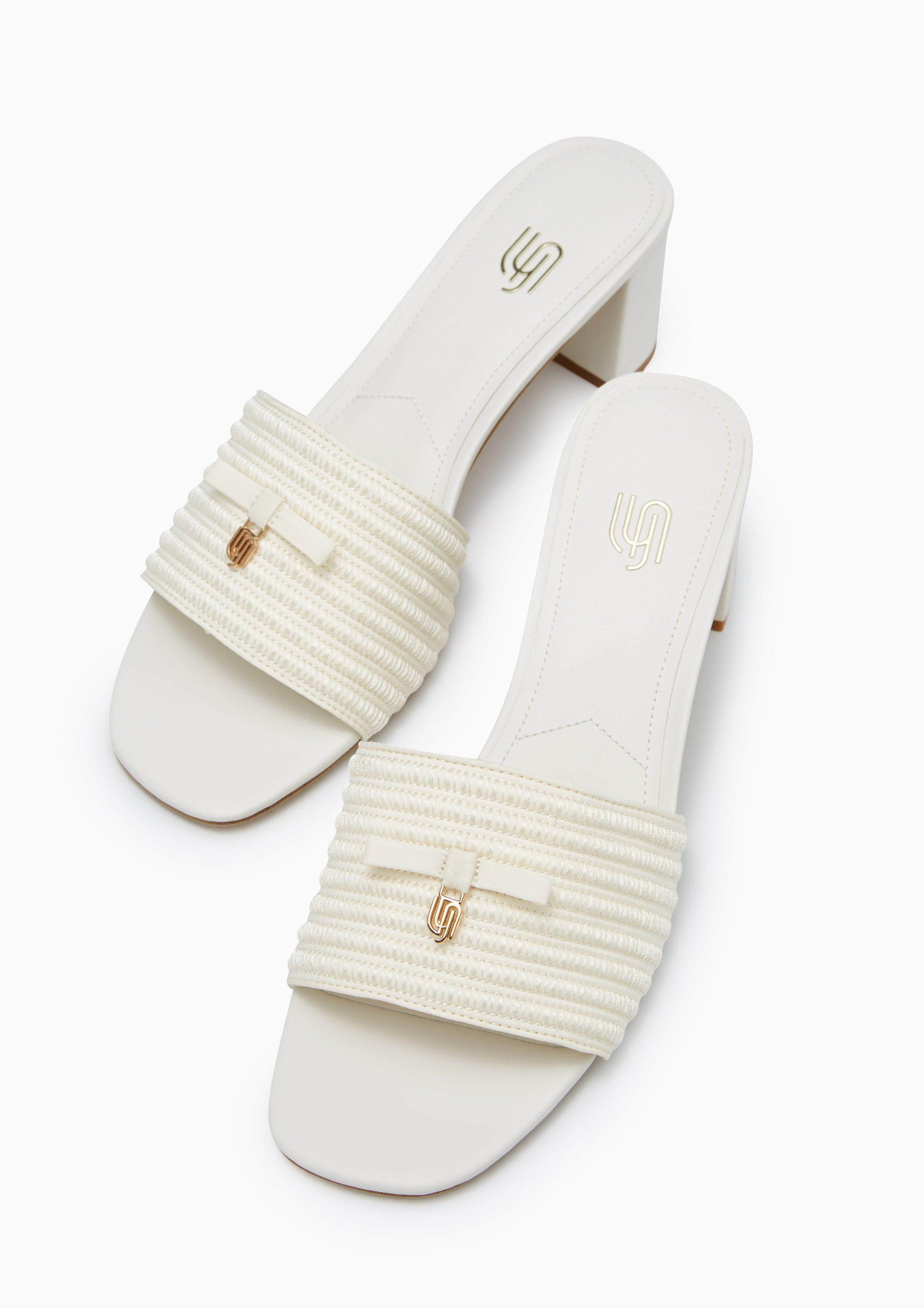 Mili Sandal Fabric Inf Ivory