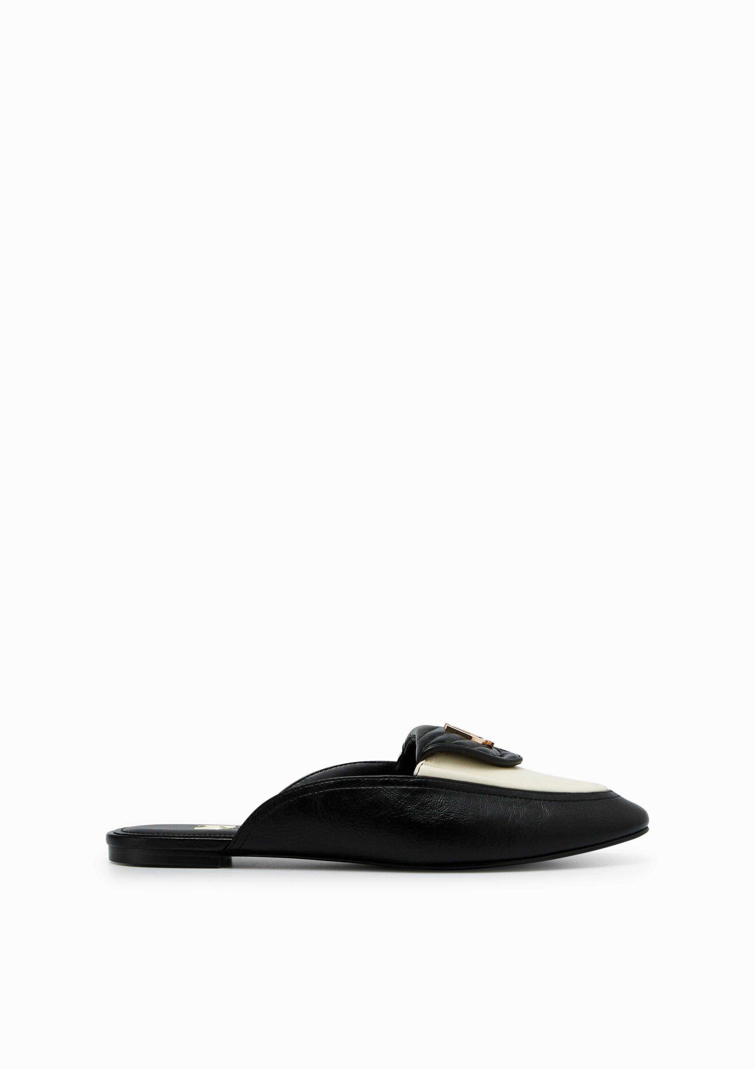 Kiara Infinite Flat Mules Black