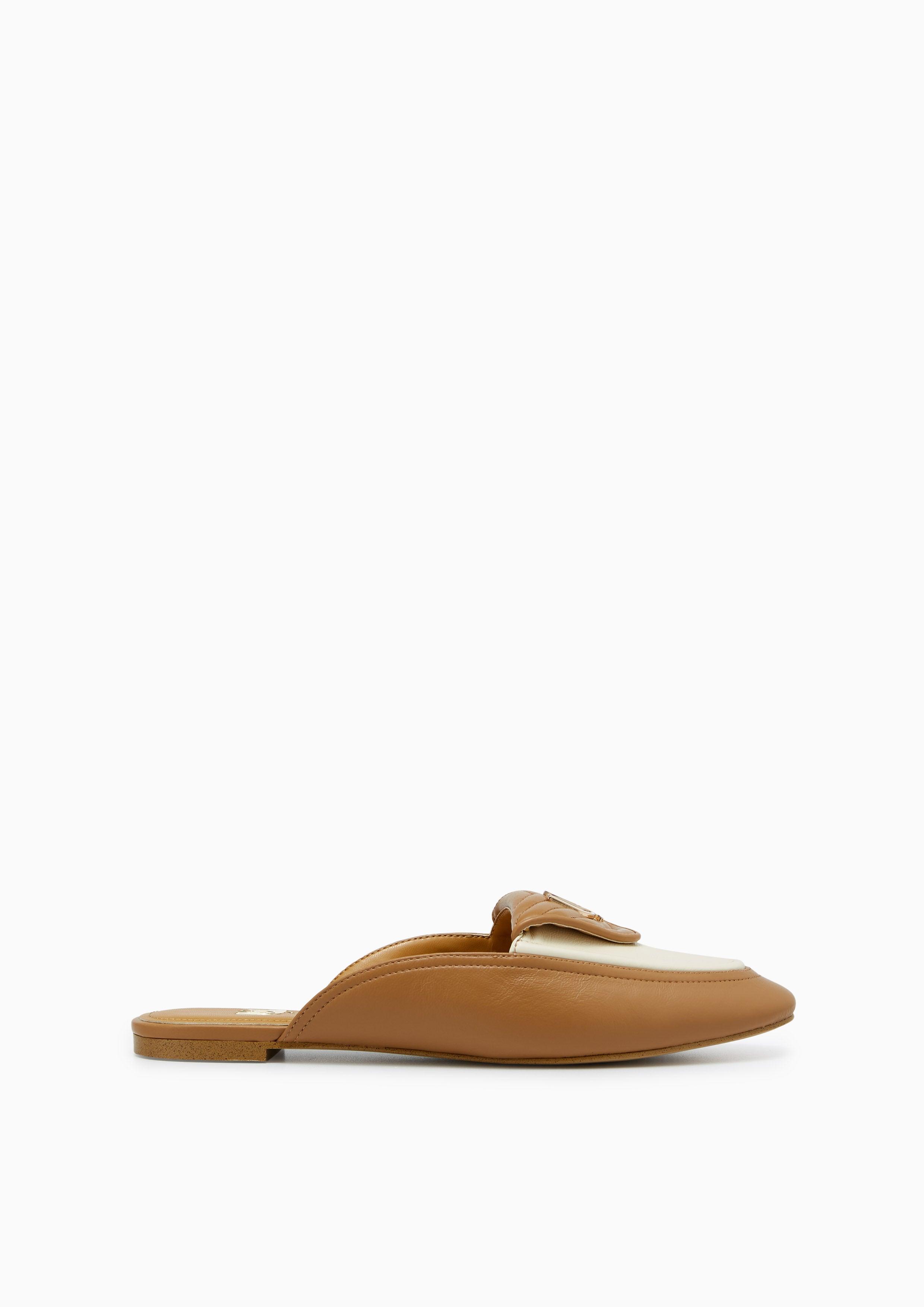 Kiara Infinite Flat Mules Brown