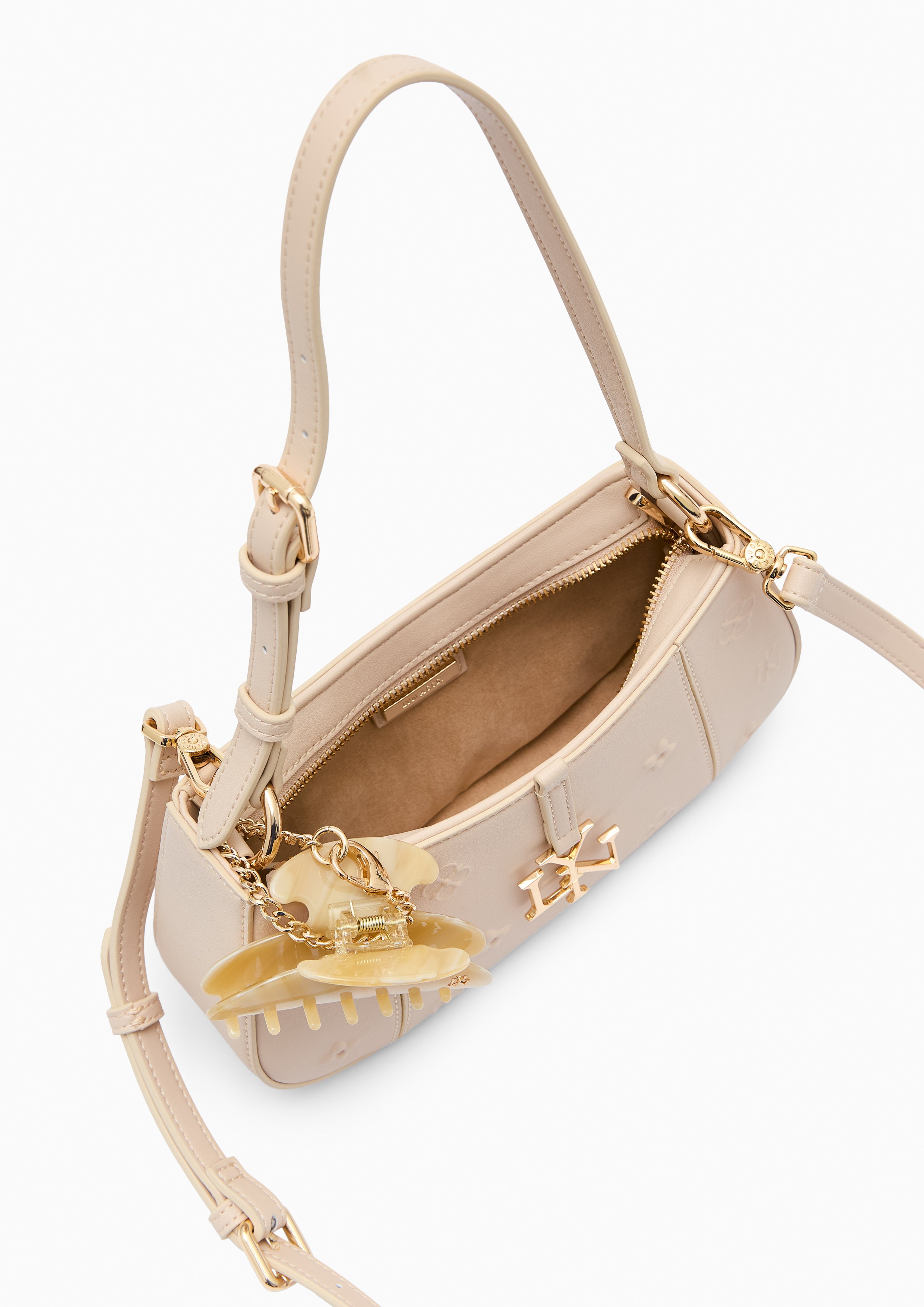 กระเป๋าสะพายไหล่ Wendy Brighton Beige
