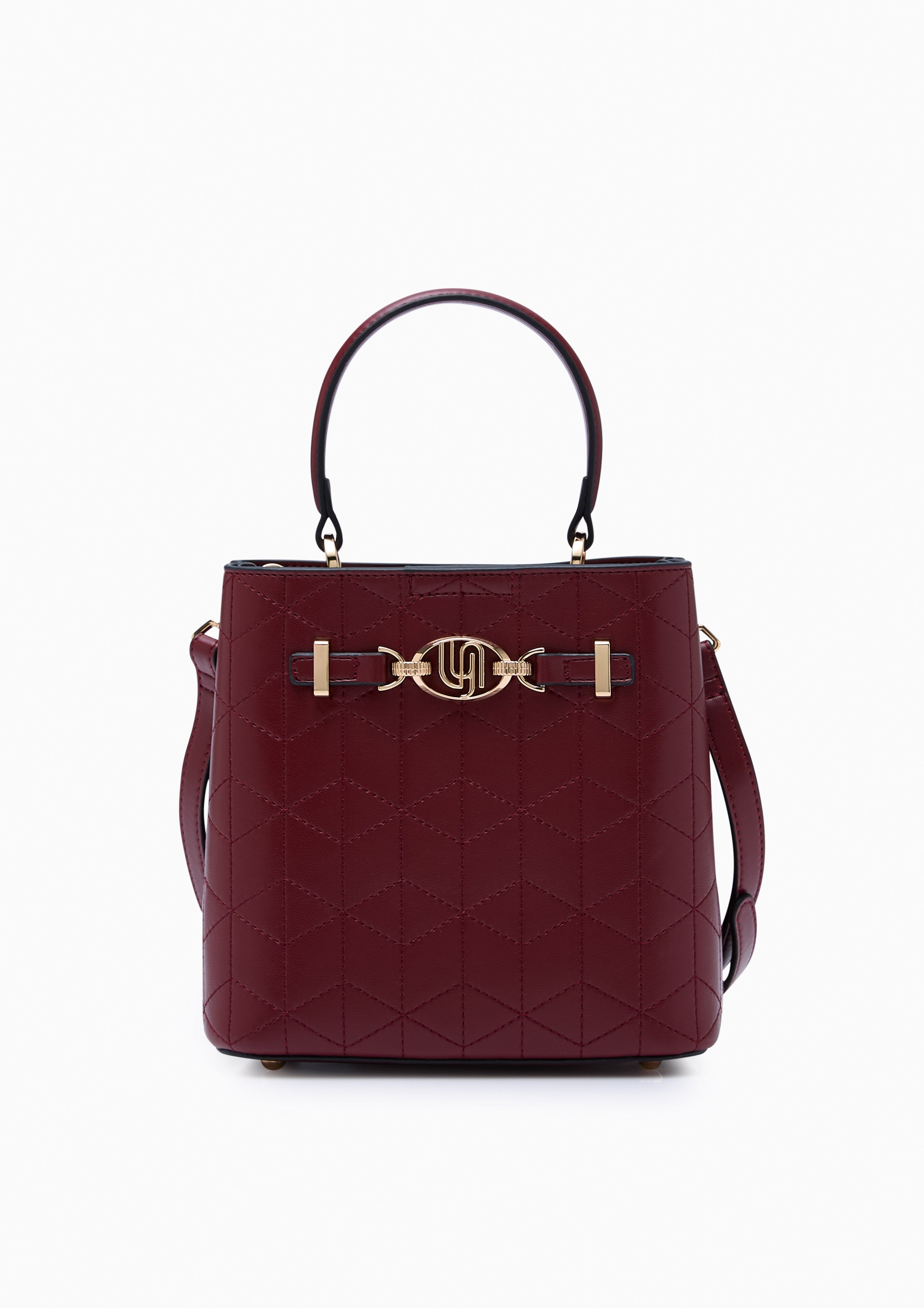 Madison Infinite M Bucket Bag Dark Red