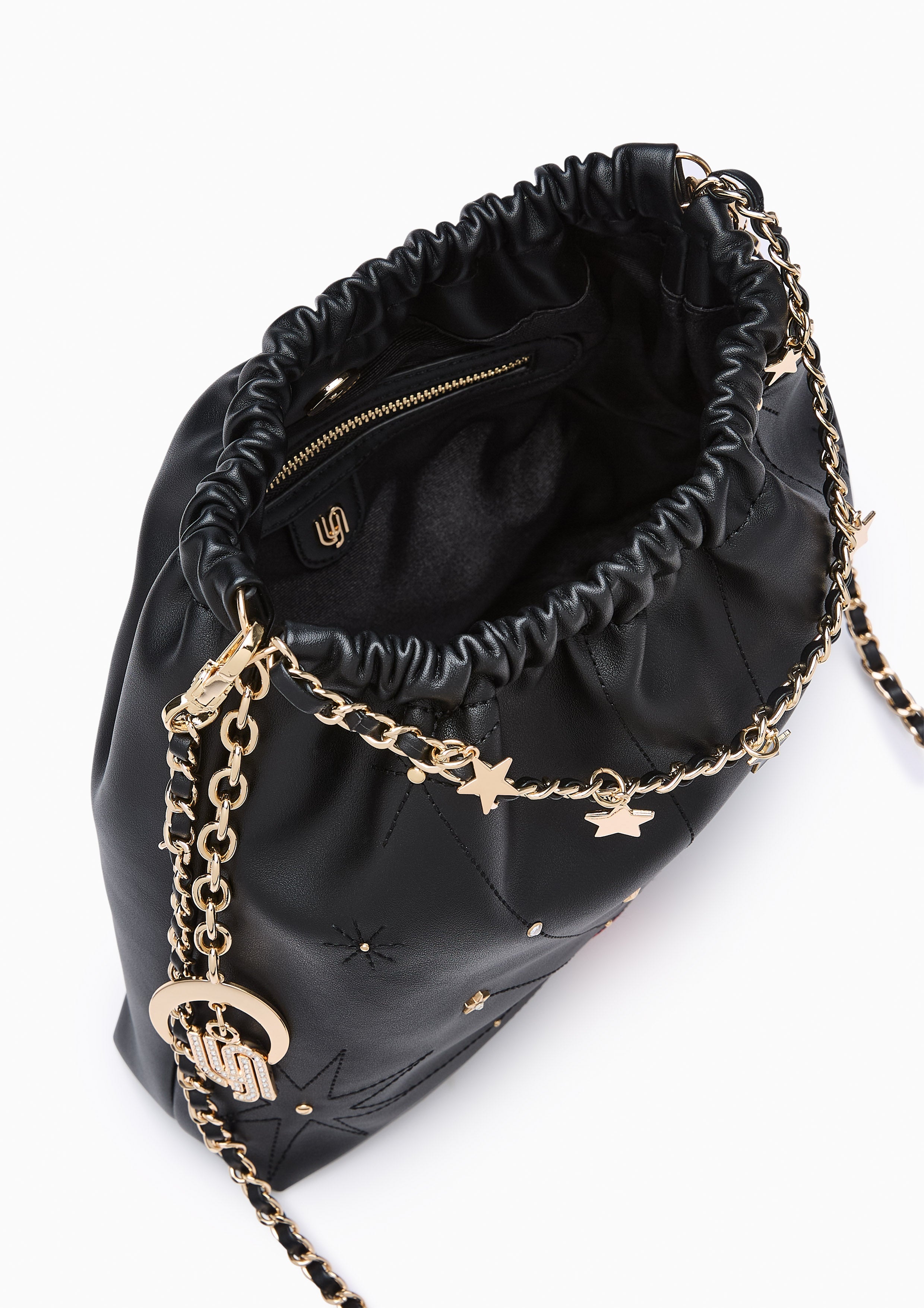 Cosmic Monet Infinite Love L Shoulder Bag Black