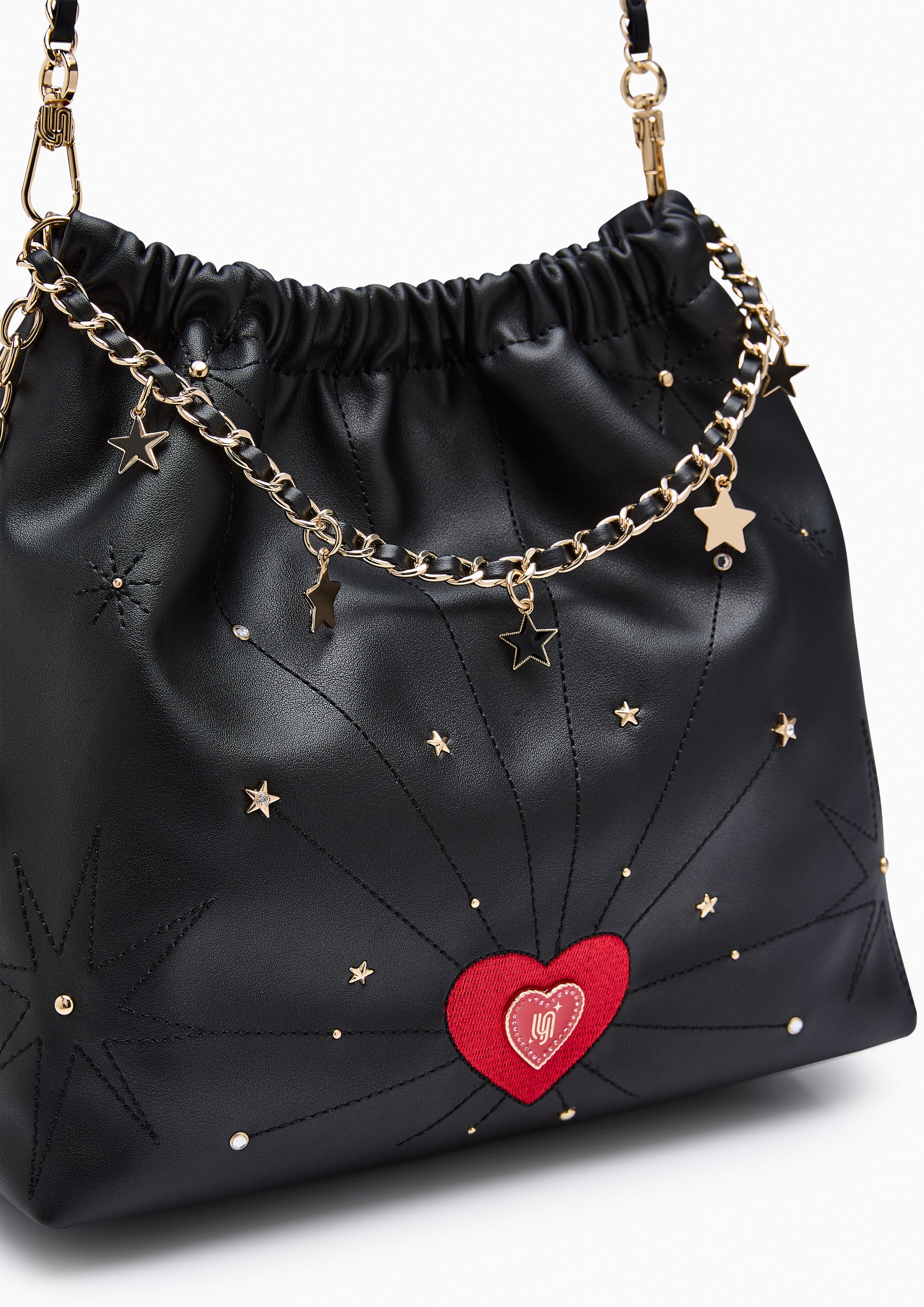 Cosmic Monet Infinite Love L Shoulder Bag Black