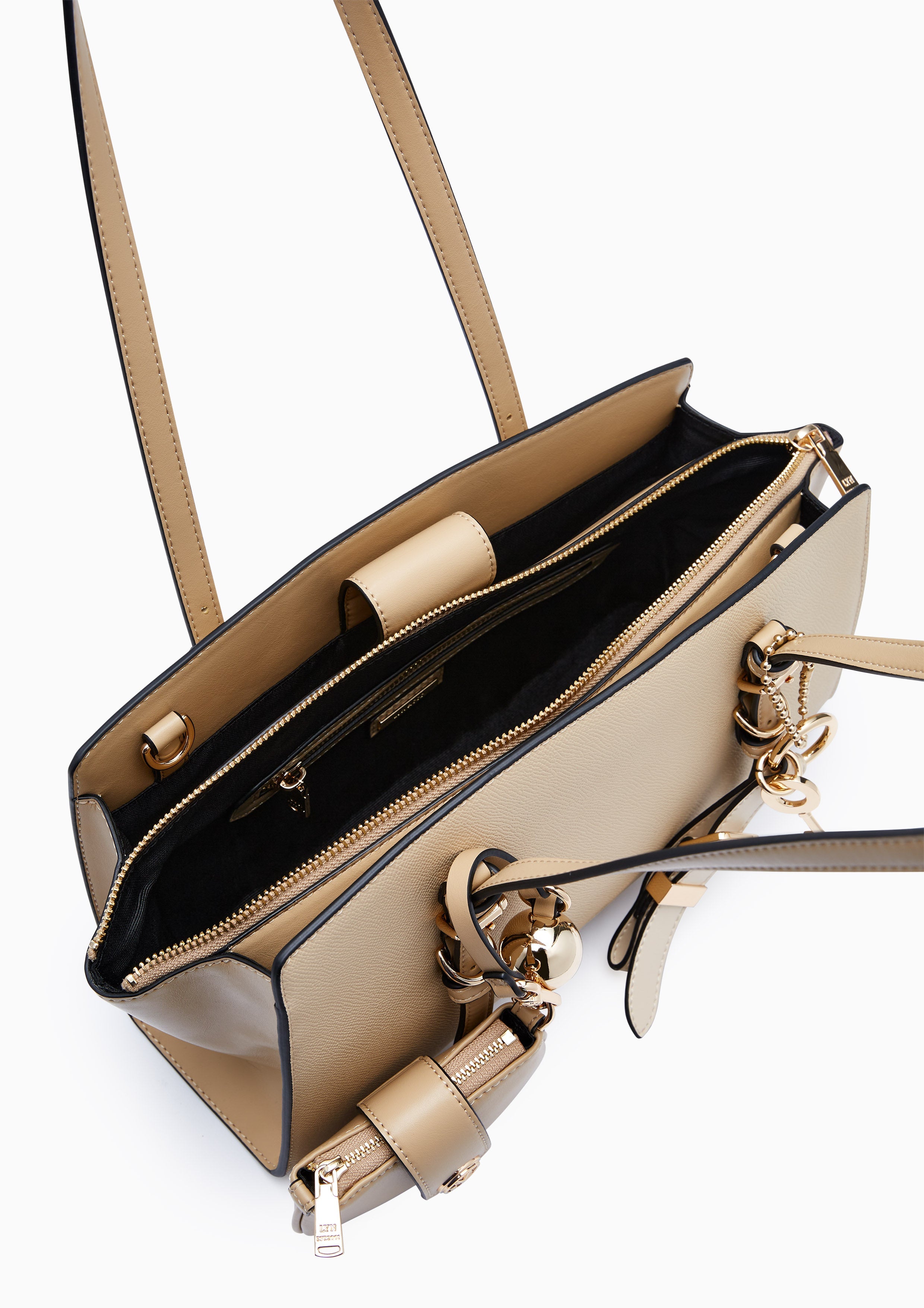 Montae L Handle Bag Beige