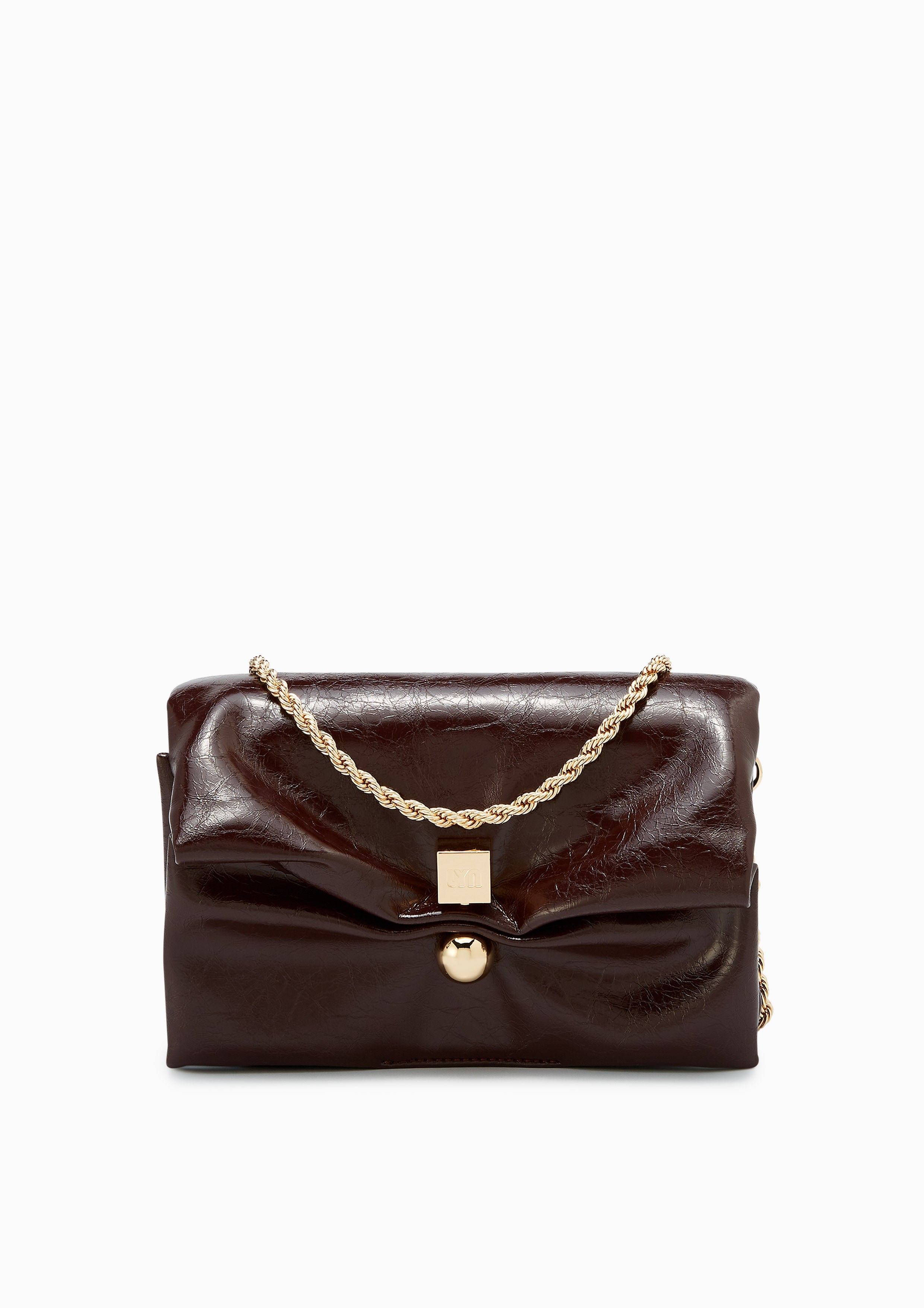 Yuki Clutch Dark Red