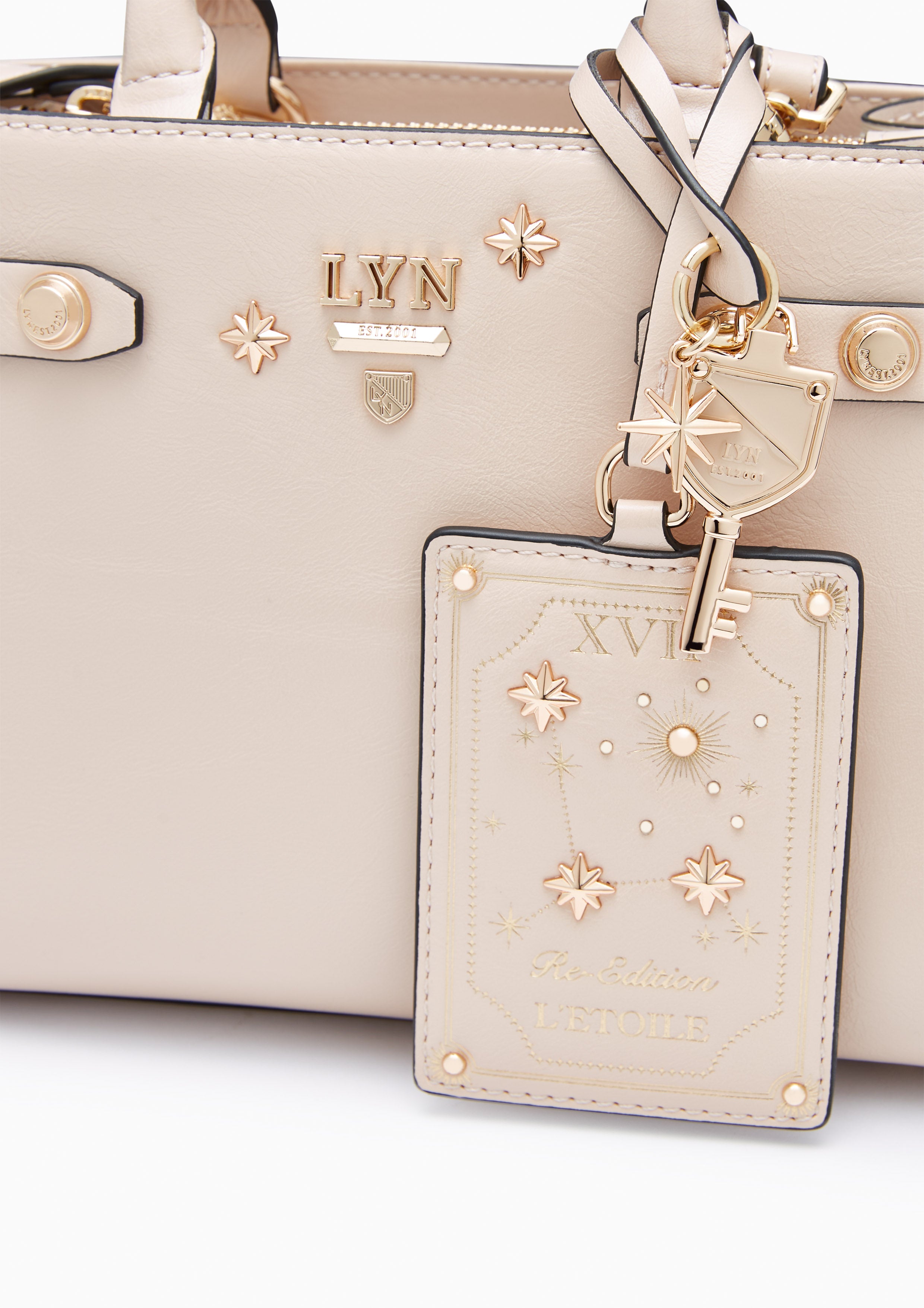 Astor Fineness S Top Handle Bag Beige