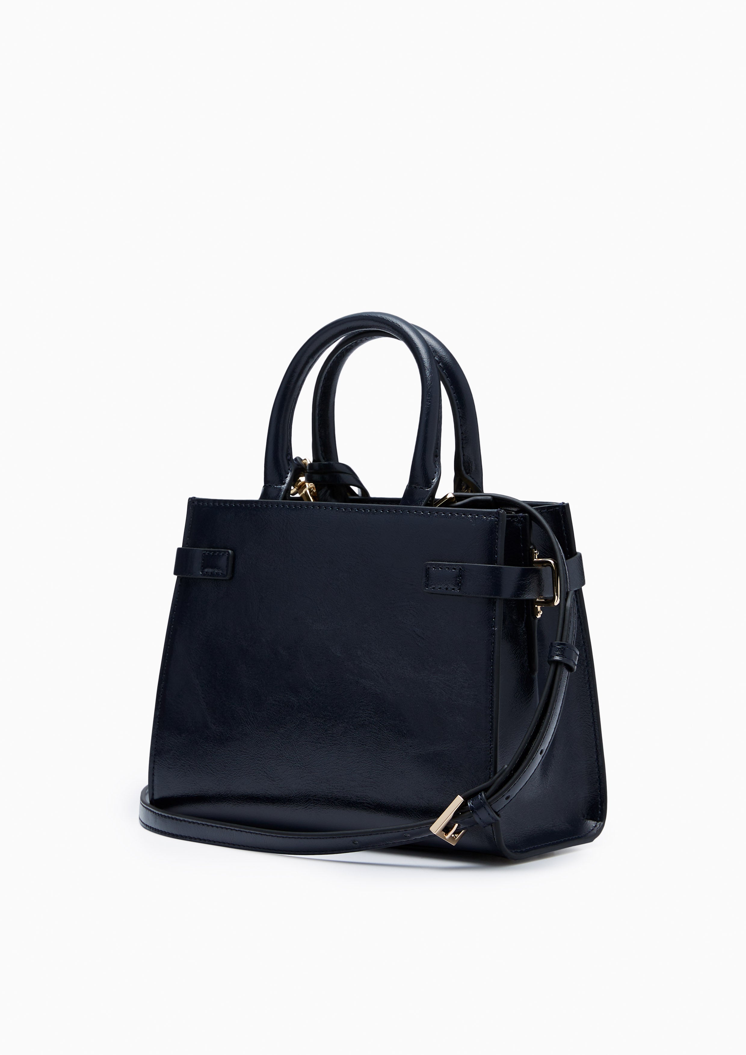 Astor Fineness S Top Handle Bag Navy