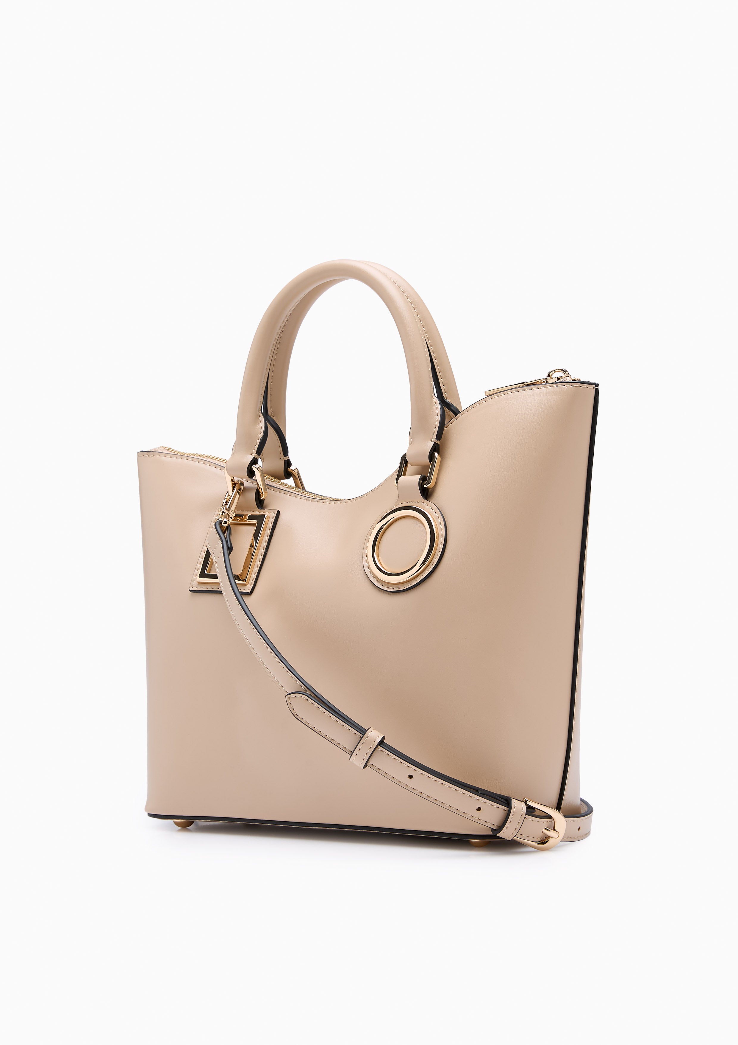 Devyn Handle Bag Beige