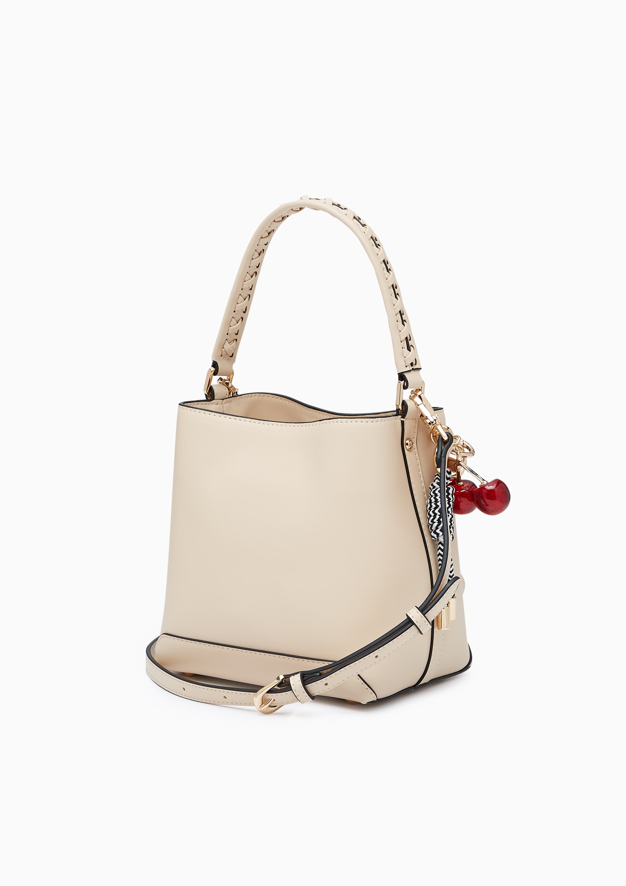 Bethany M Bucket Bag Beige