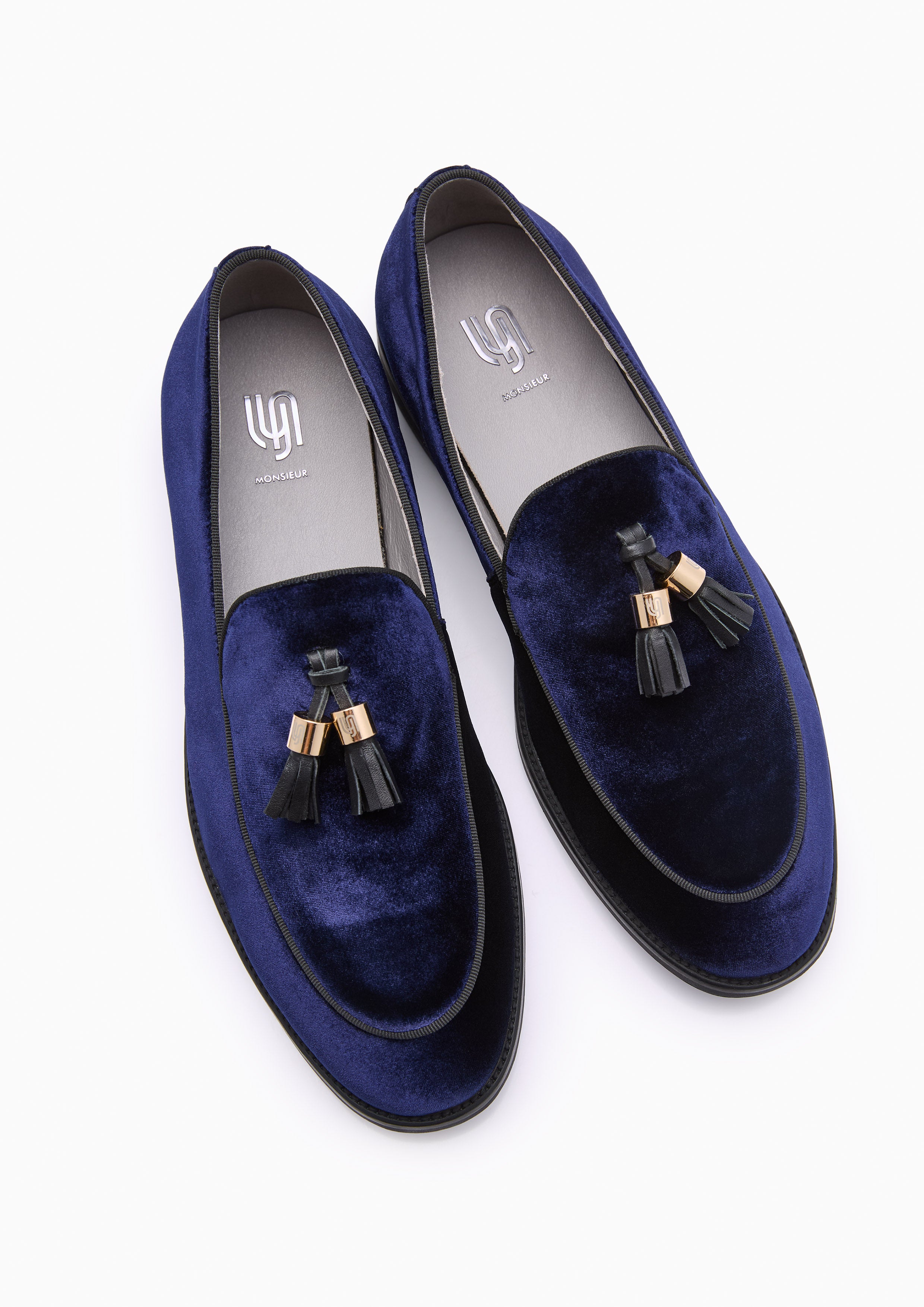 Sam Infinite Velvet Men'S Loafers Navy