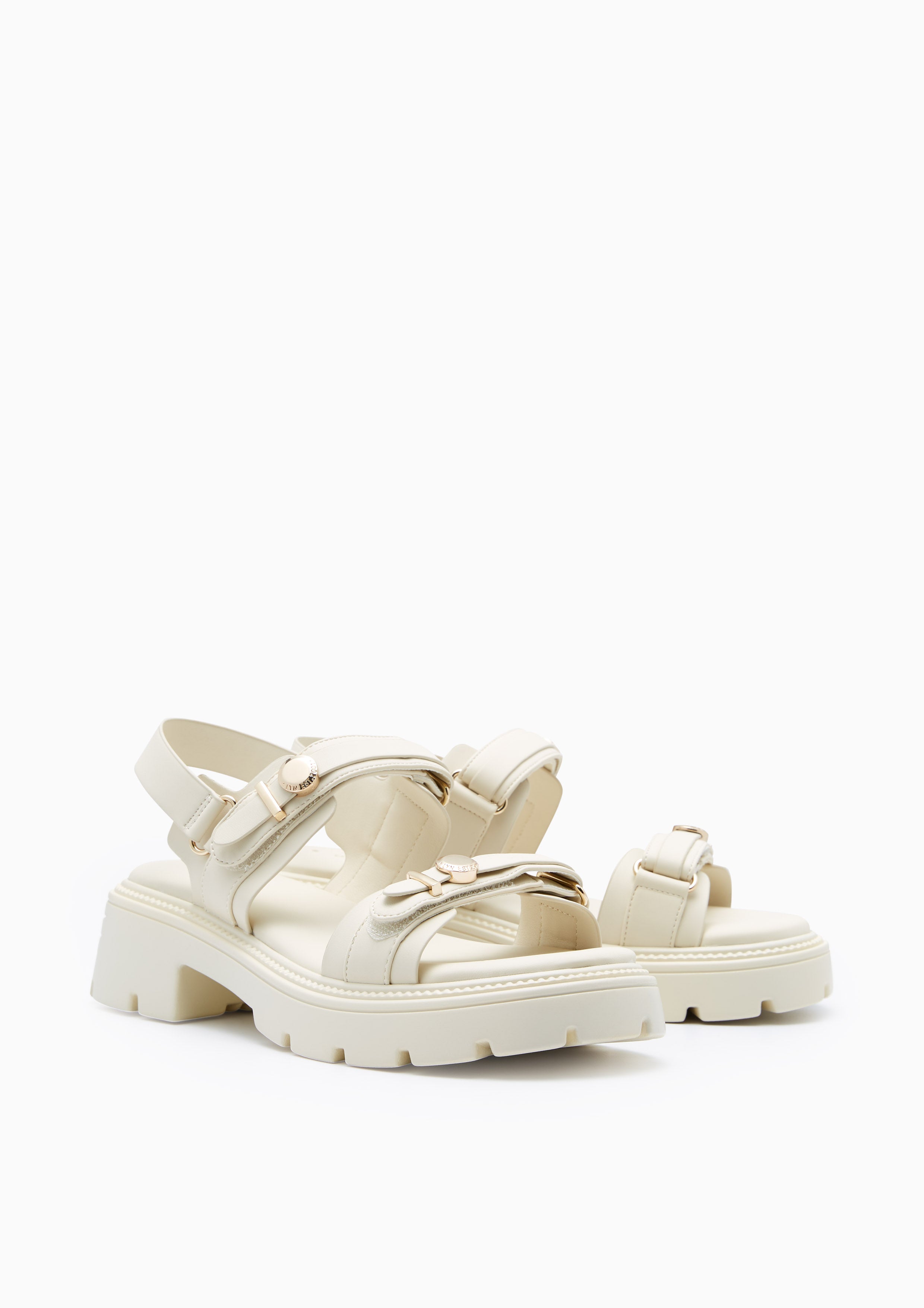 Anderson Slingback Platform Sandals Ivory