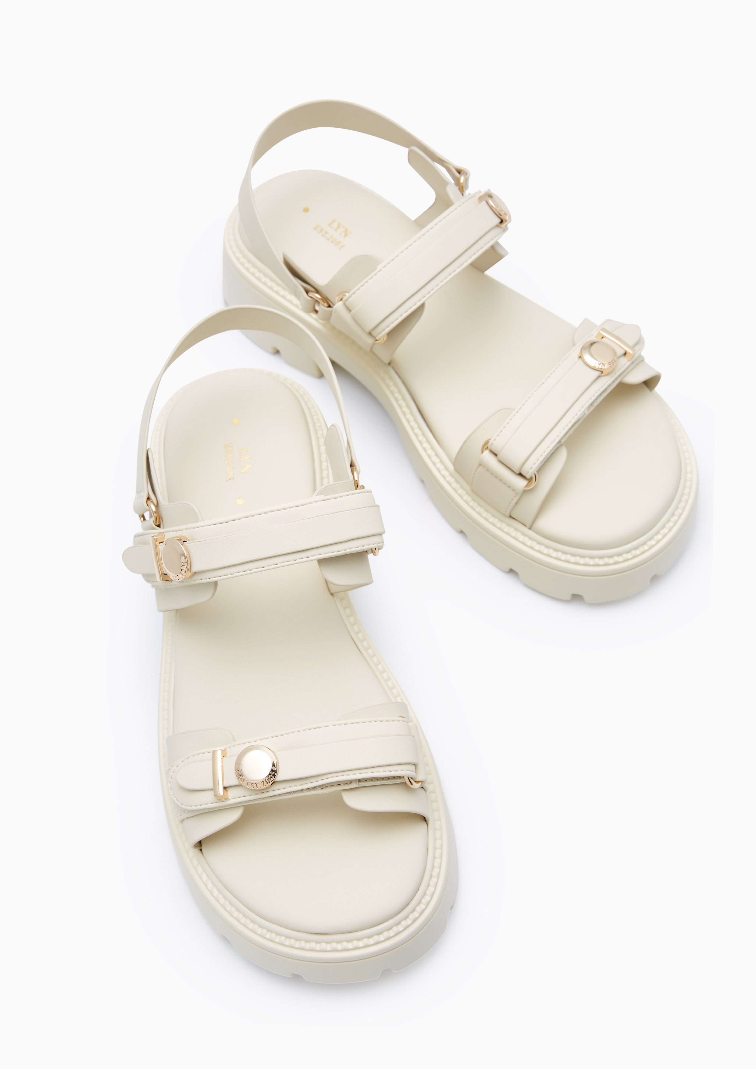 Anderson Slingback Platform Sandals Ivory