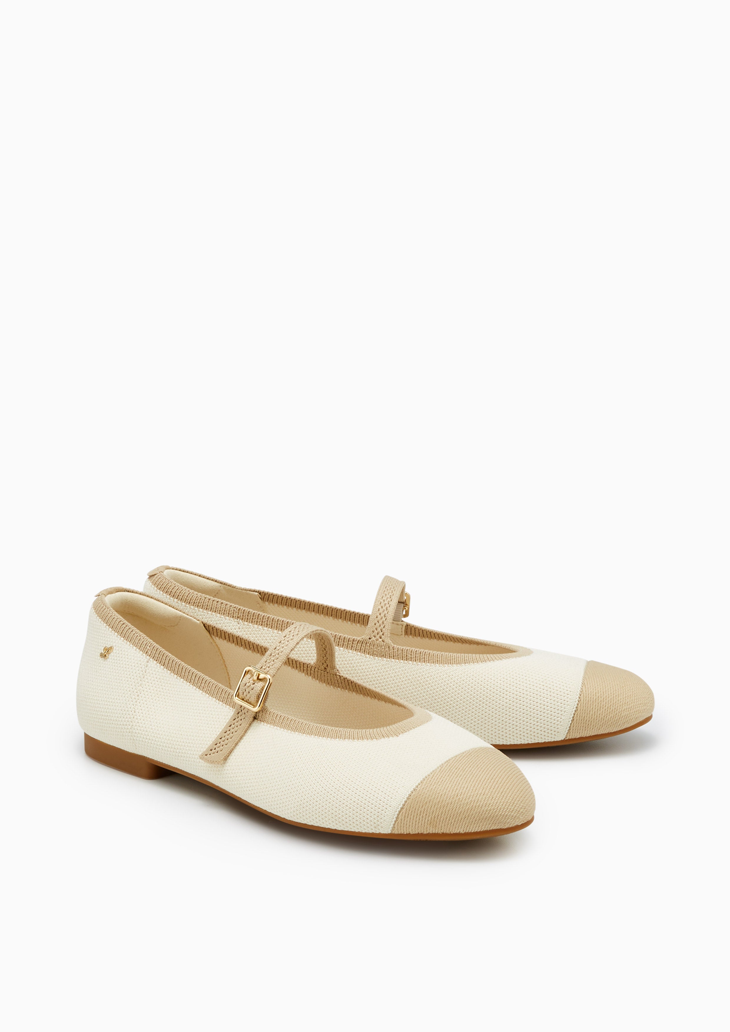 Grace Mary Jane flats Ivory