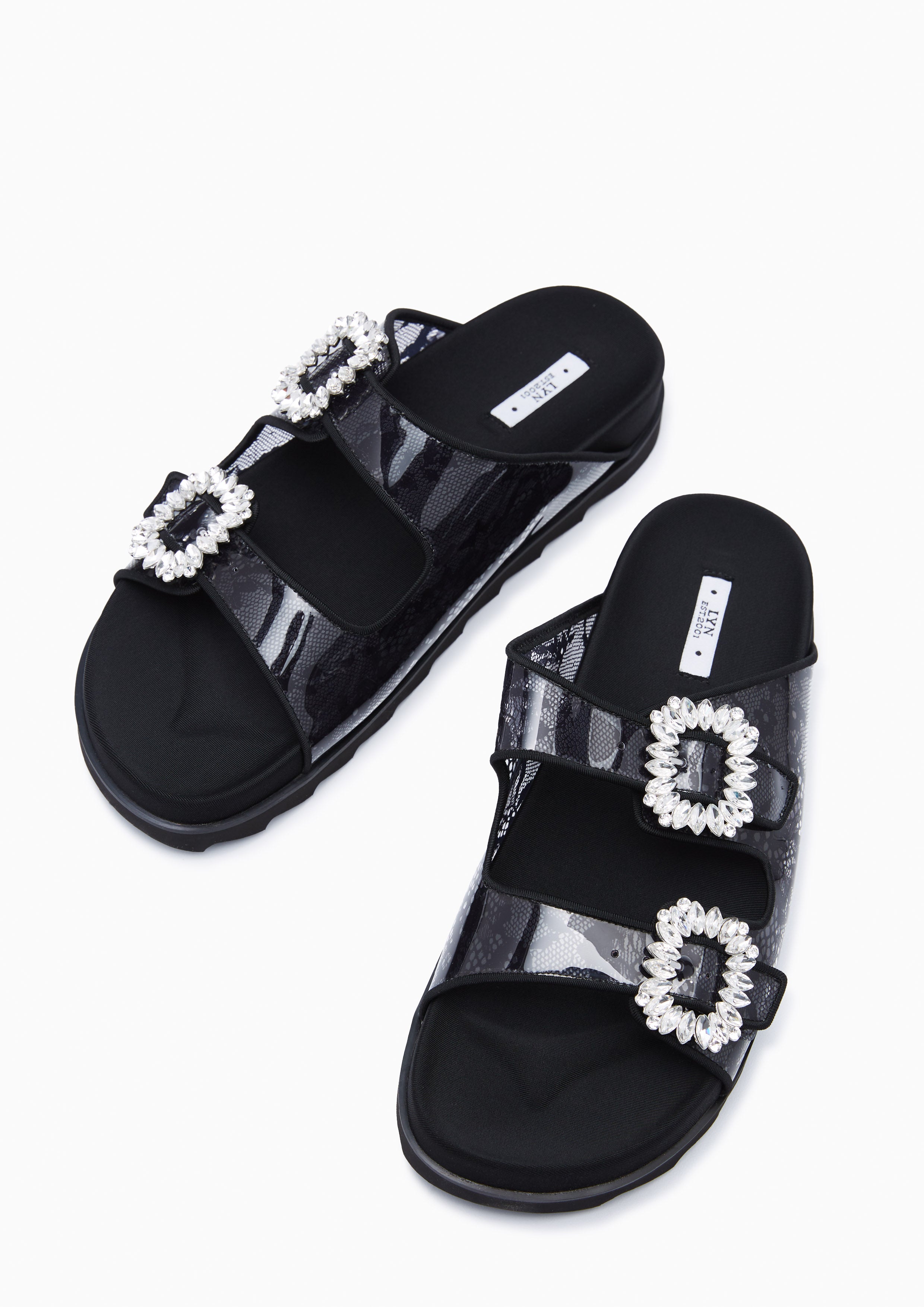Veeni Lace sandals Black