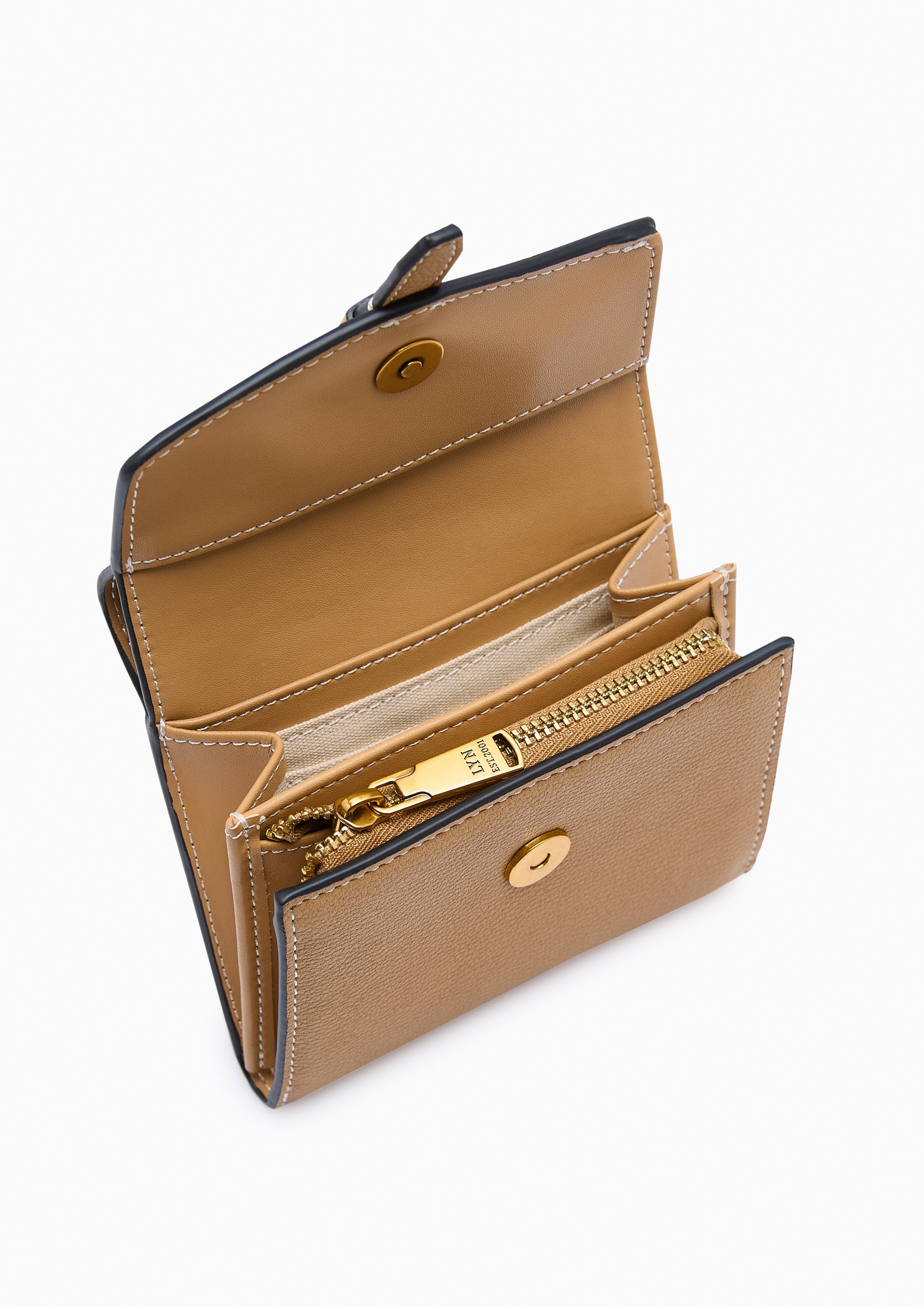 Moria short wallet  Light Brown