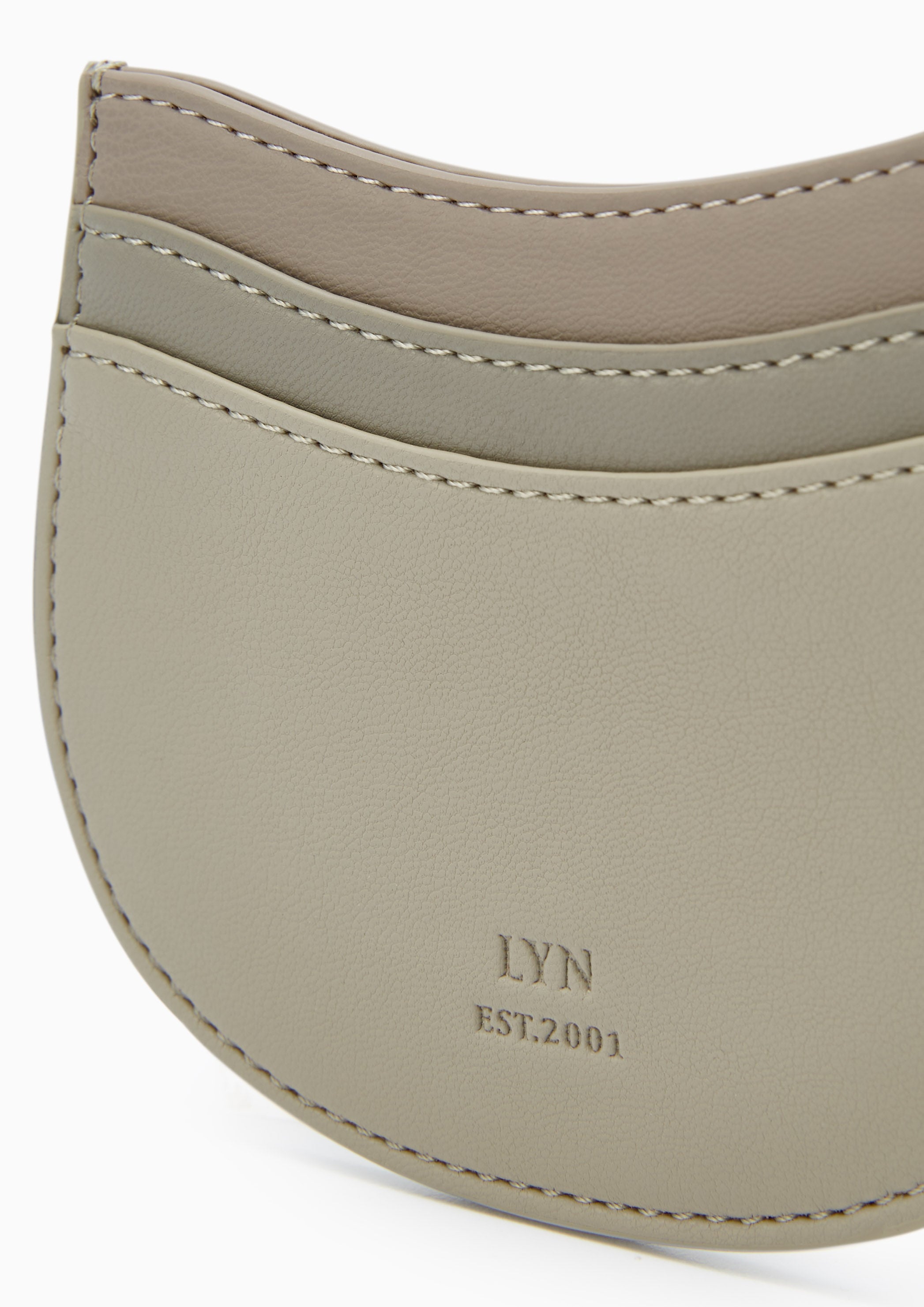 Horsy Short Card Holder Grey