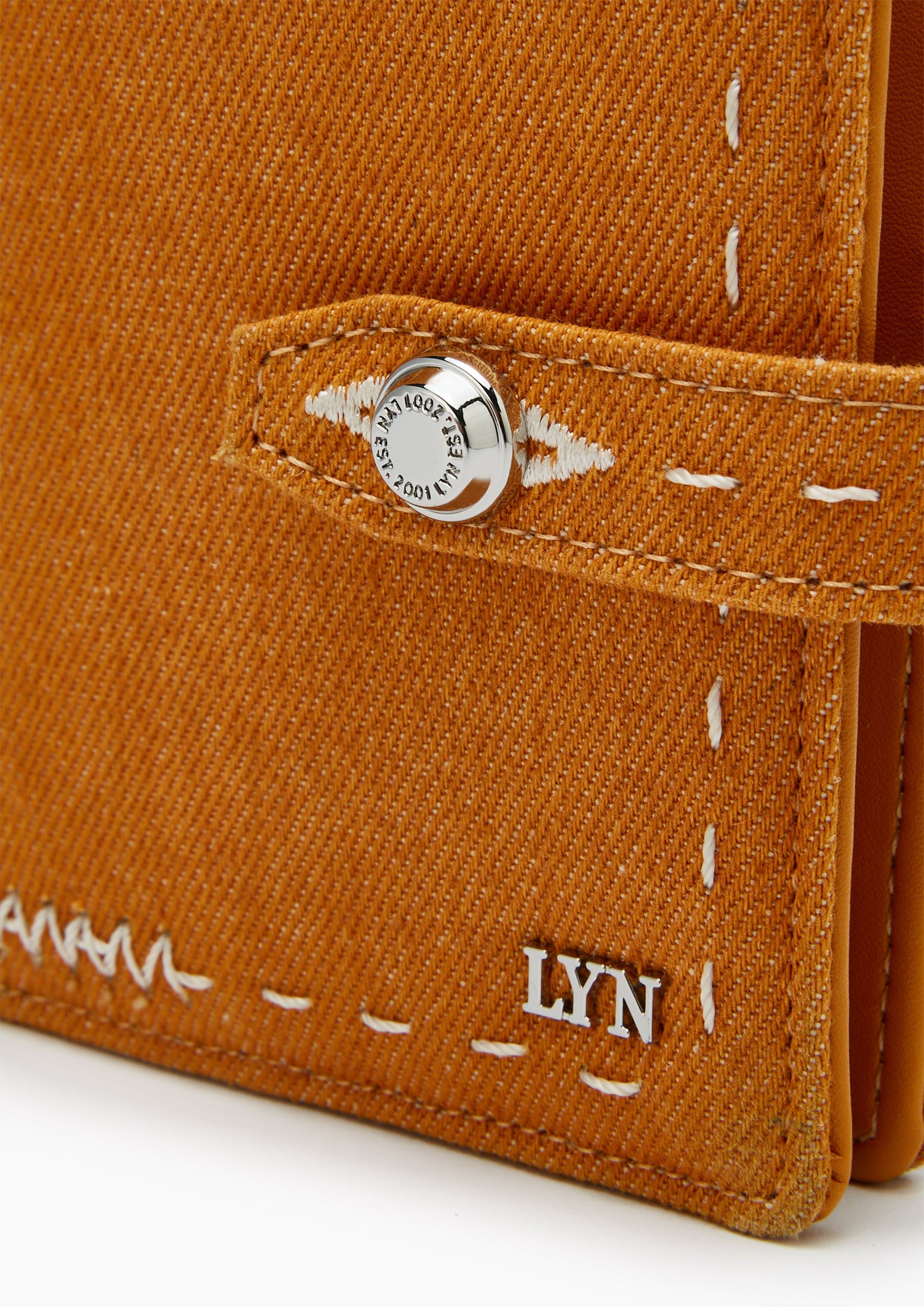 Re-Edit Stitched Bi-Fold Wallet Yellow