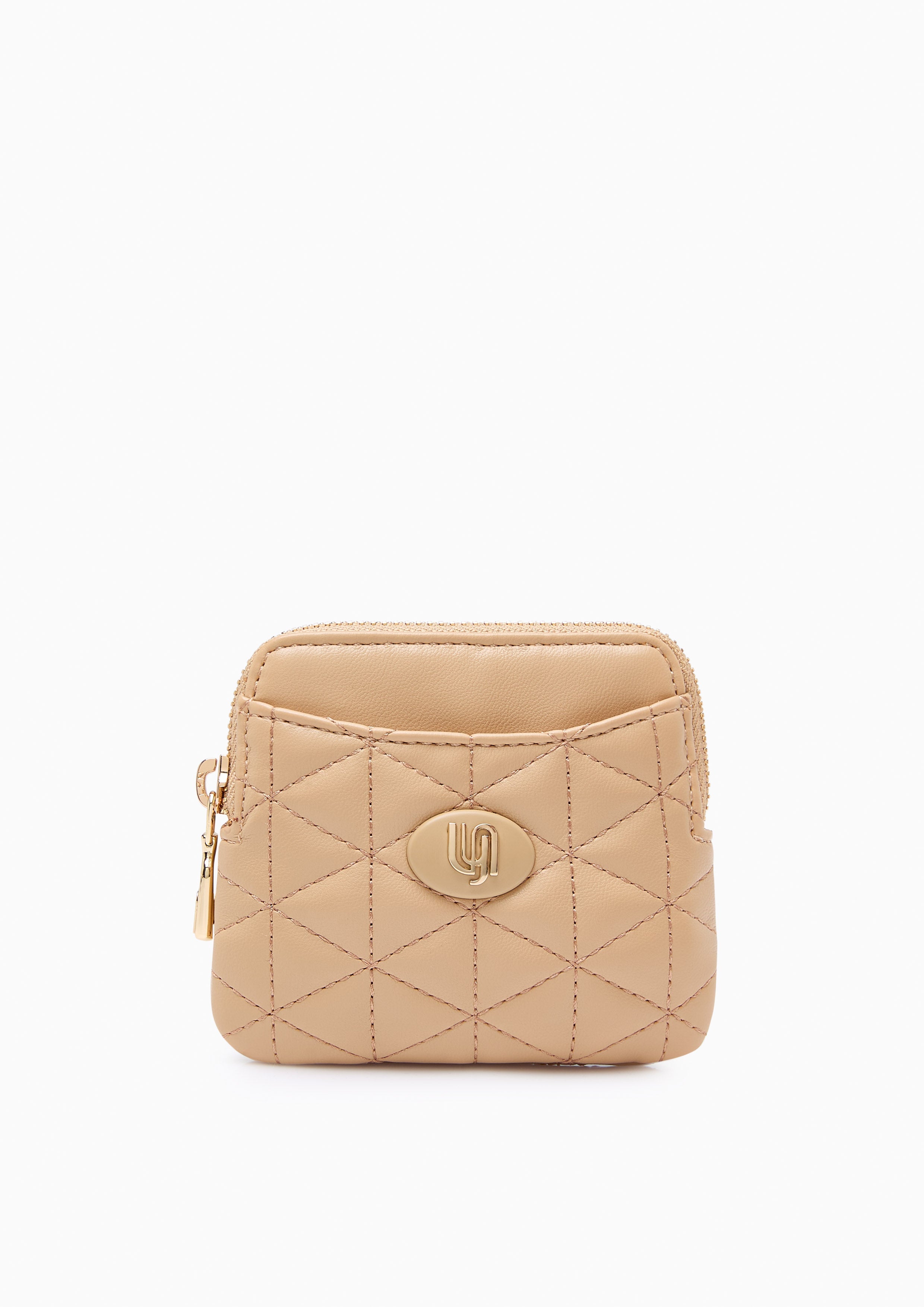 Madison Infinite Short Wallet Dark Beige