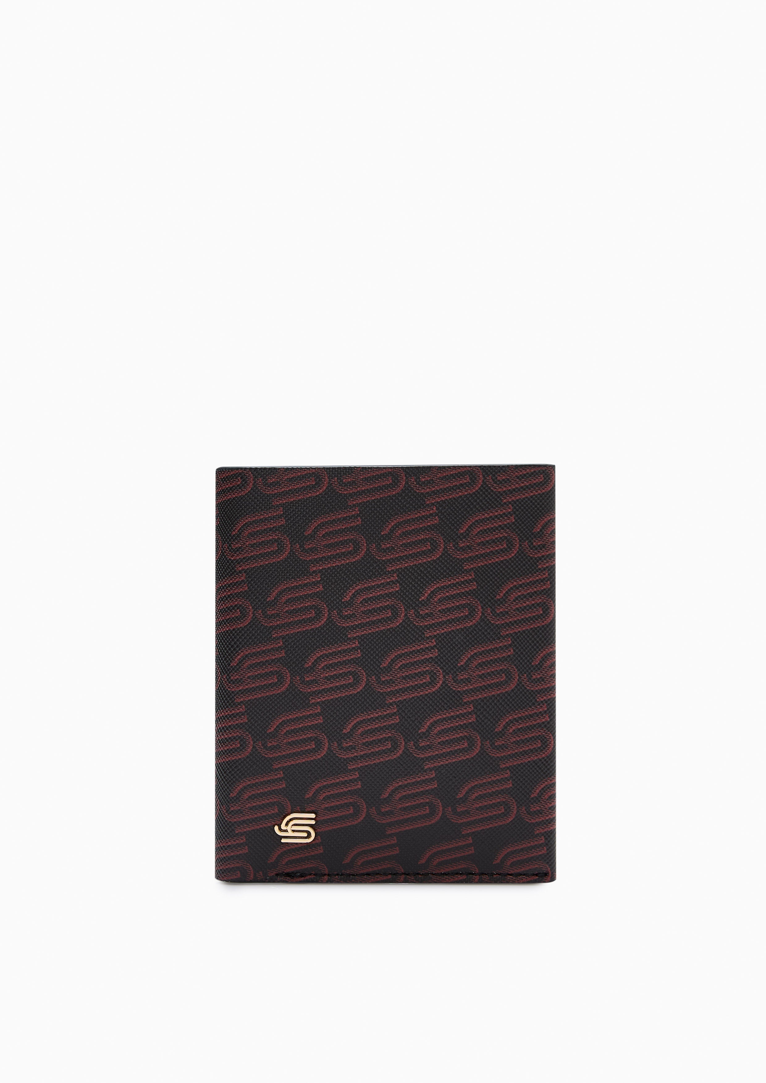 Poka Infinite tri-fold wallet Black/Red