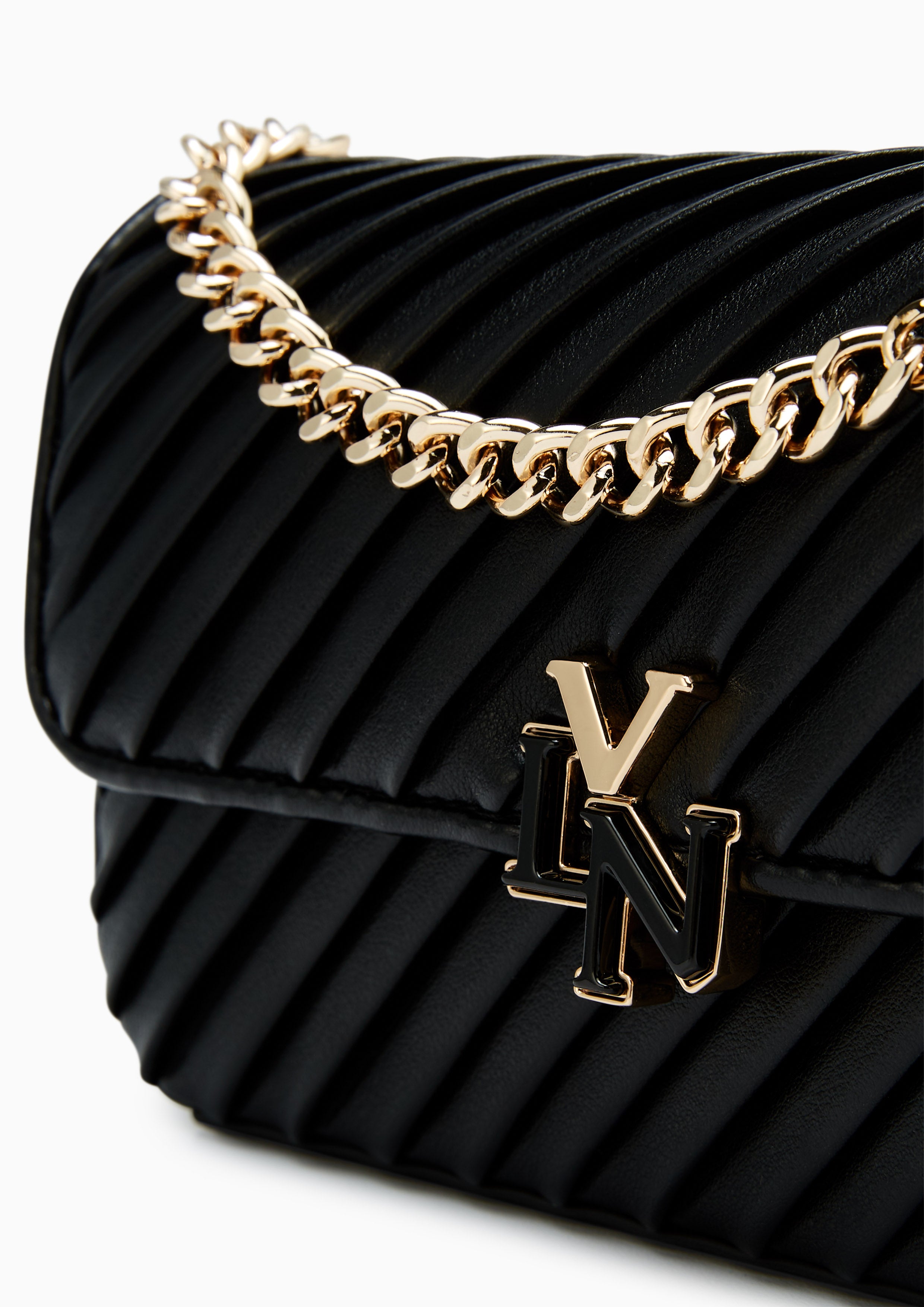 Pleat Rexha Phone Holder Woc Black