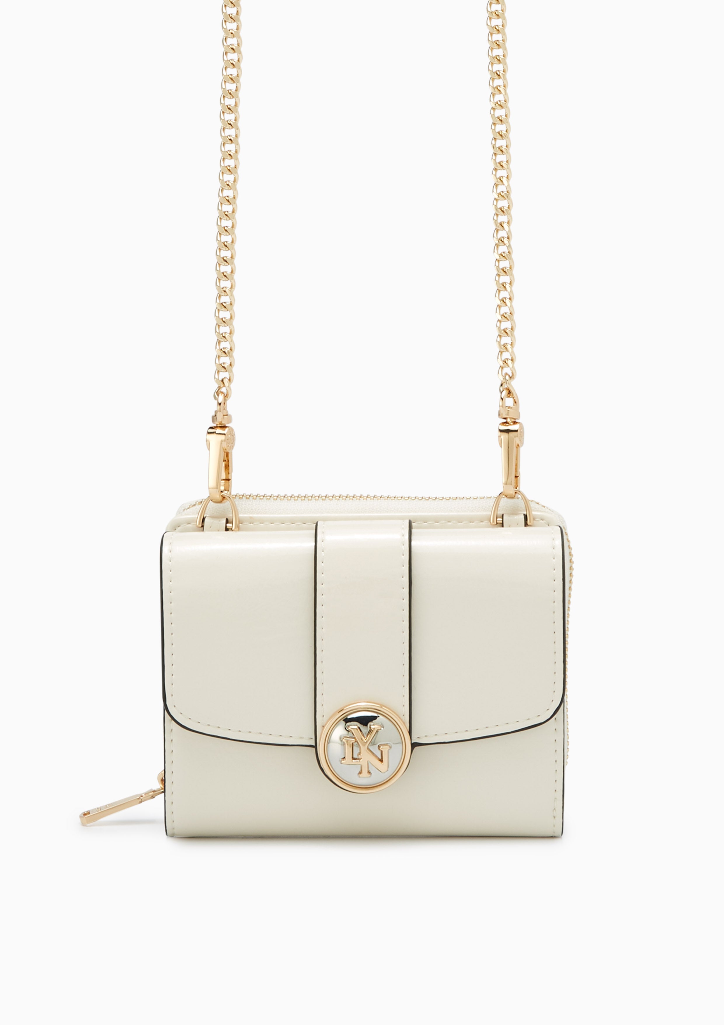 Venus Short Wallet On Chain Ivory