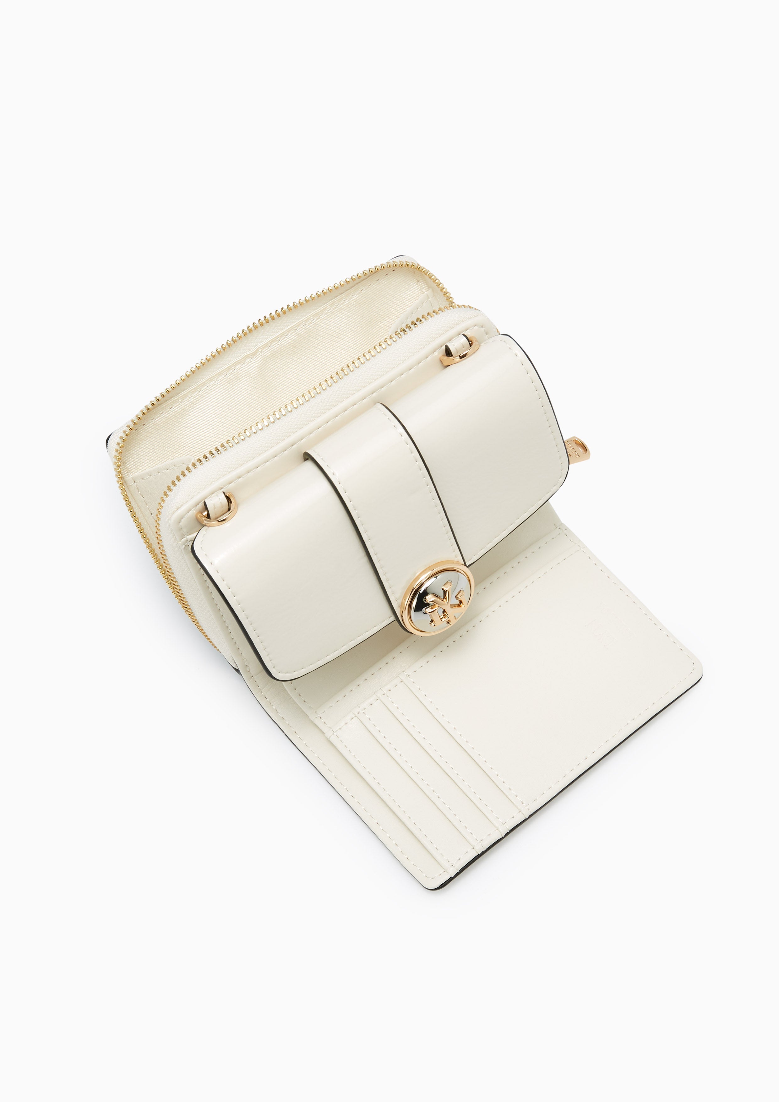 Venus Short Wallet On Chain Ivory