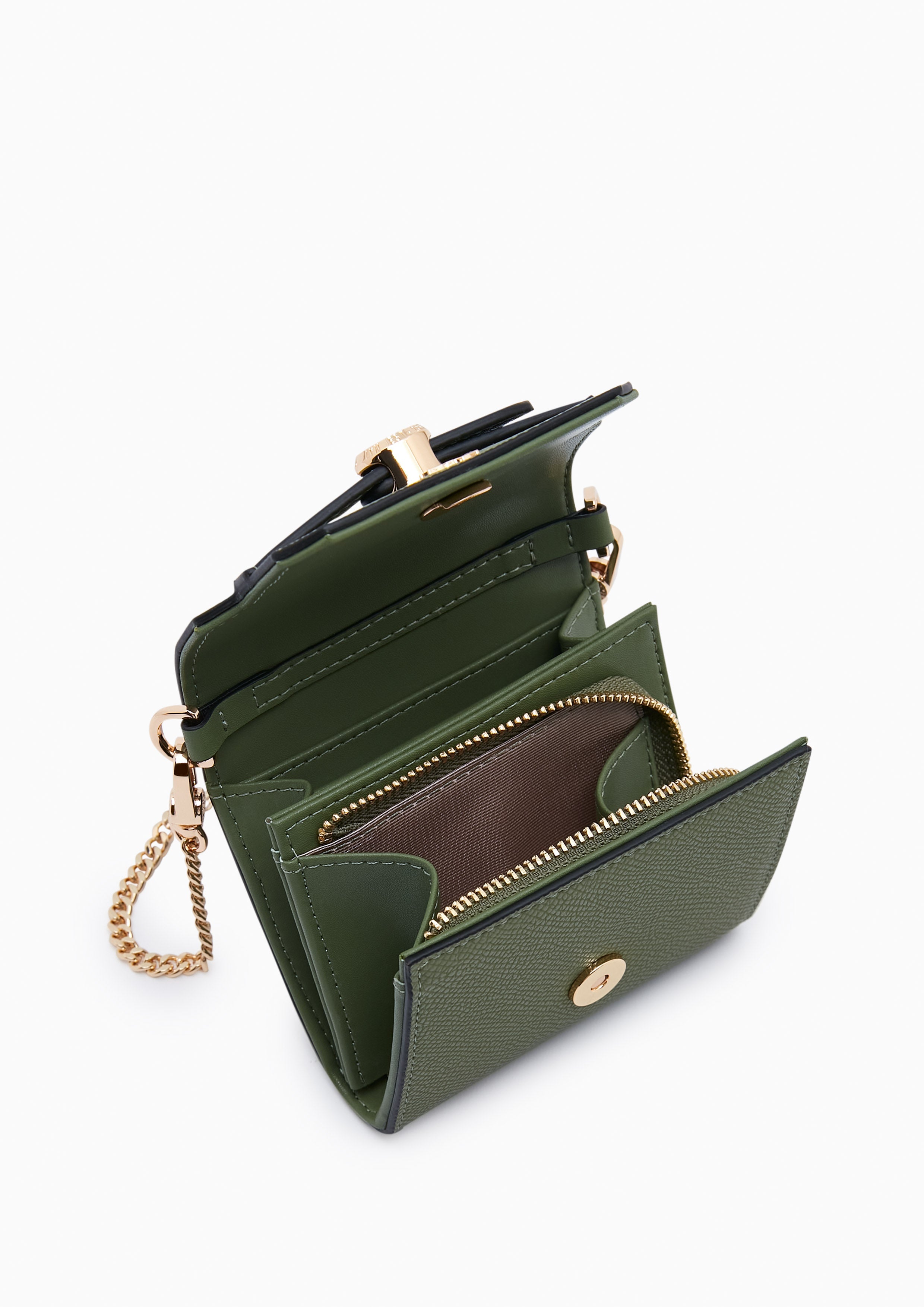 Andera Short Wallet on Chain Green