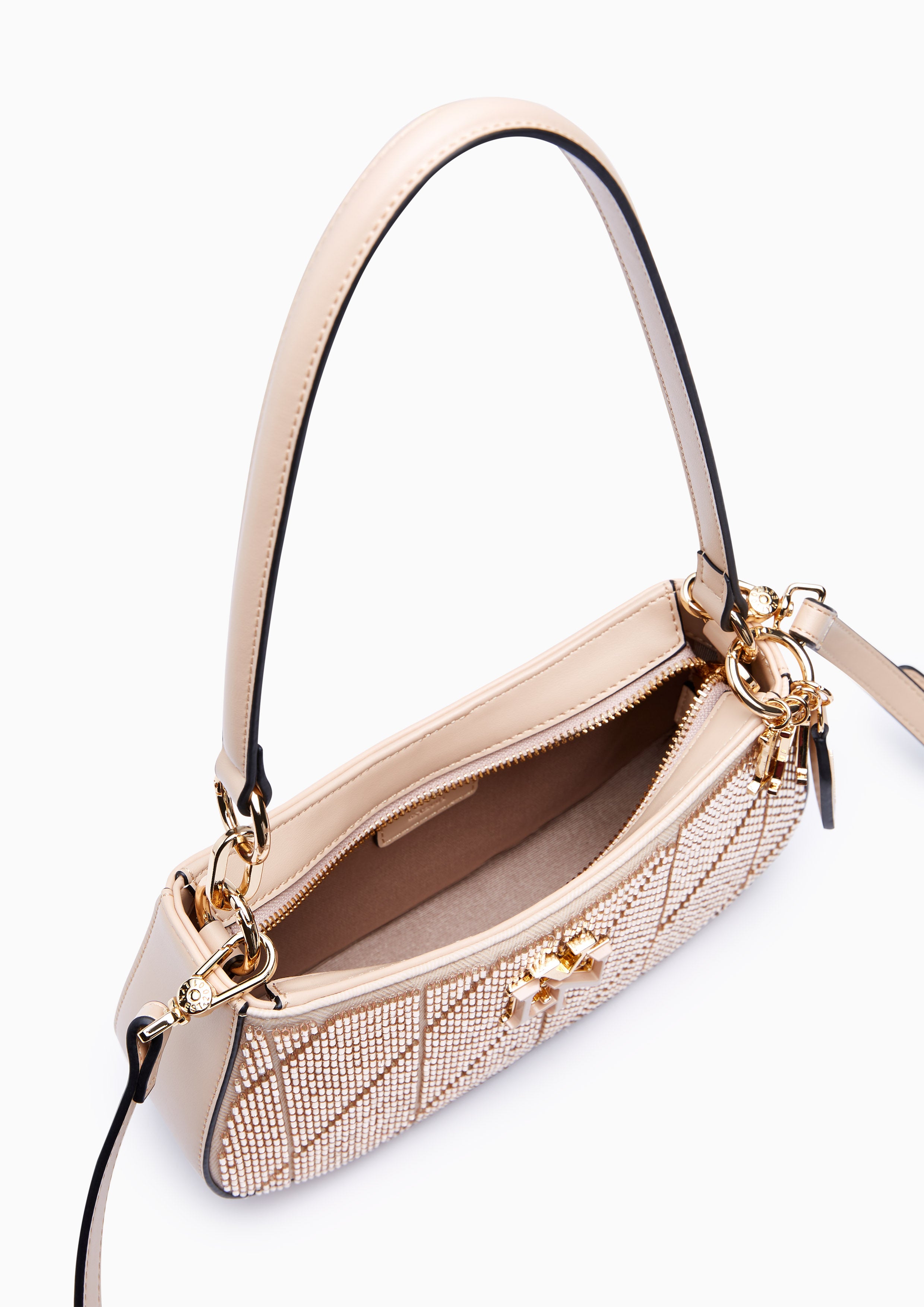 New Gastonia Rita Bead Shoulder Bag Nude