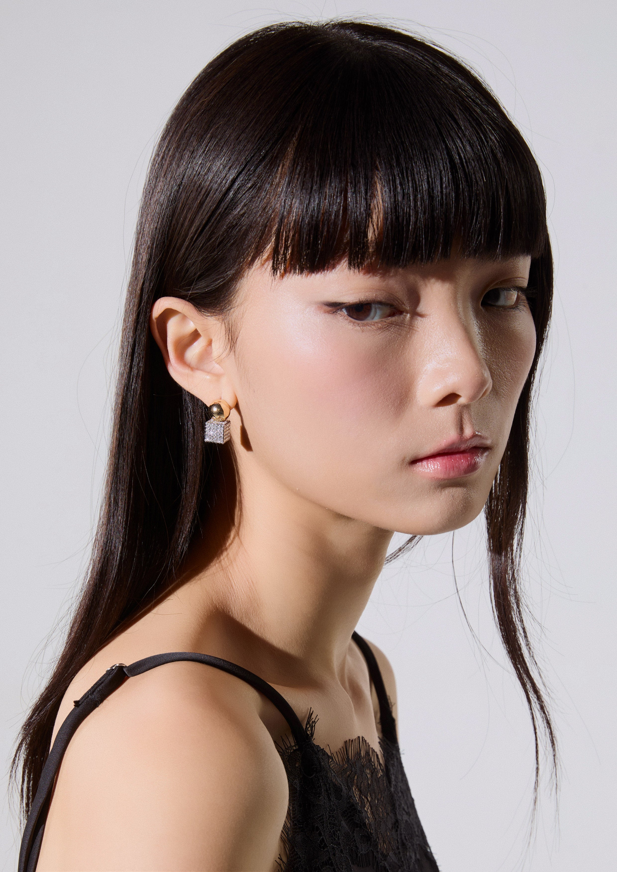Perlina Gem Earrings Gold