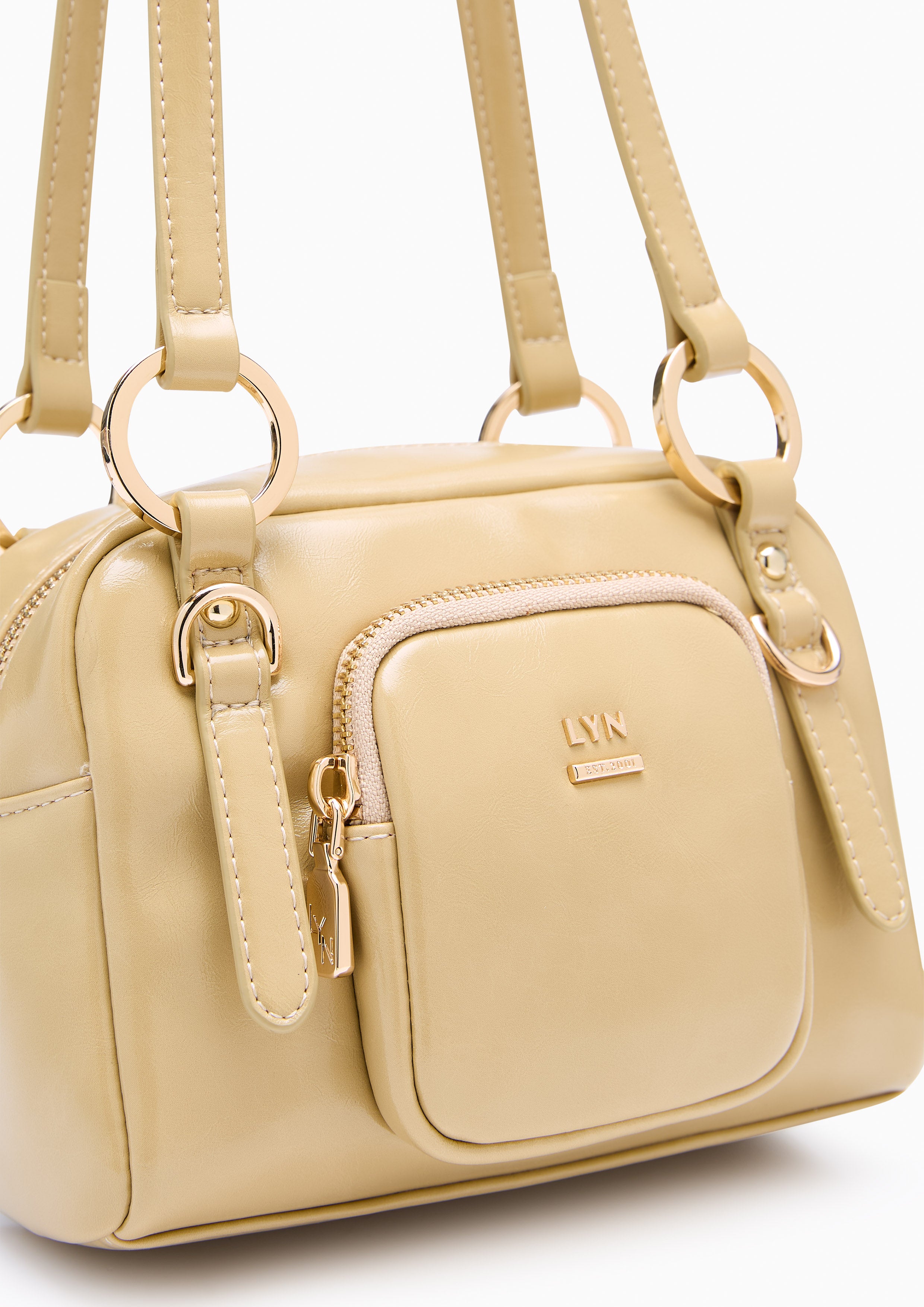 Baverly S Shoulder Bag Beige