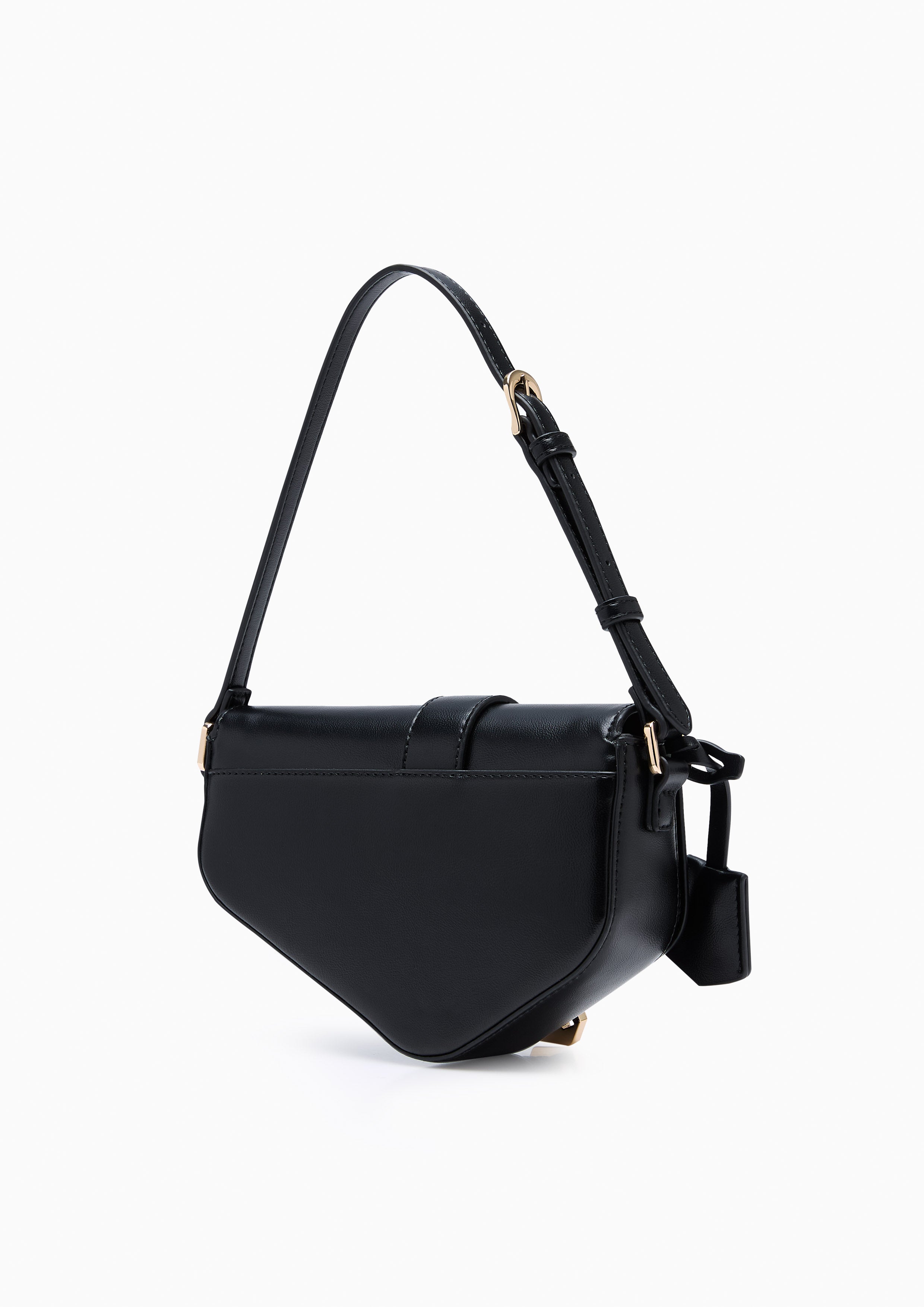 Neutra S Flap Shoulder Bag Black