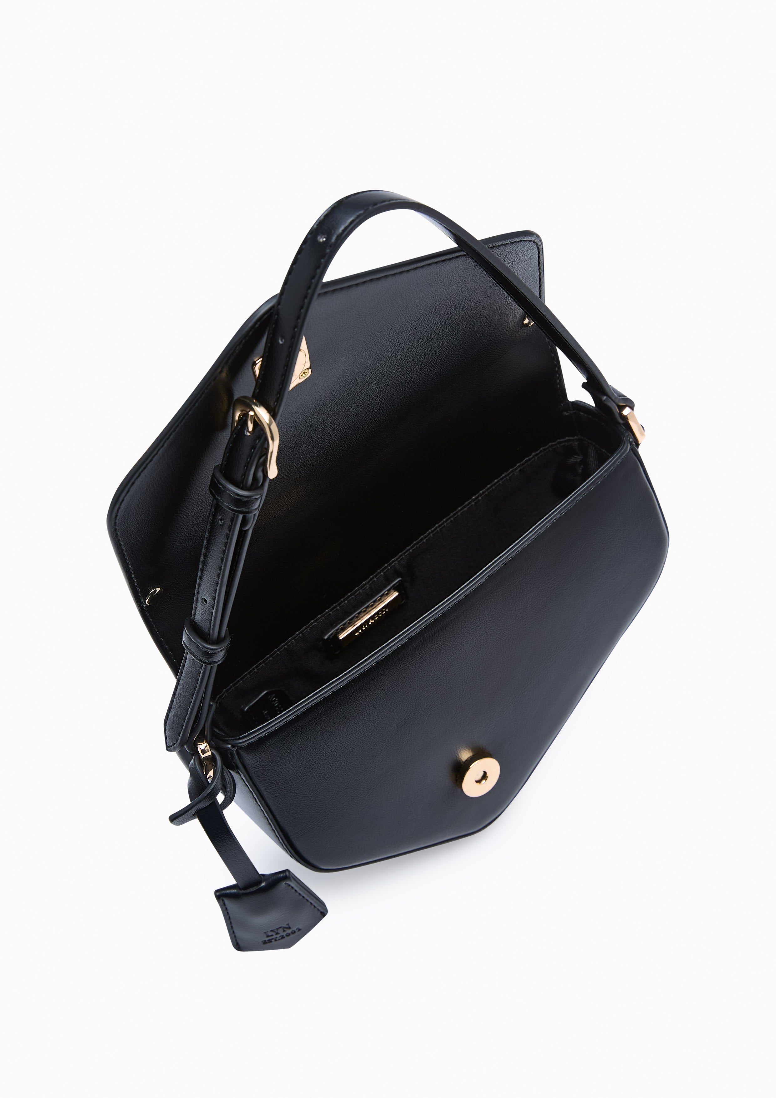 Neutra S Flap Shoulder Bag Black