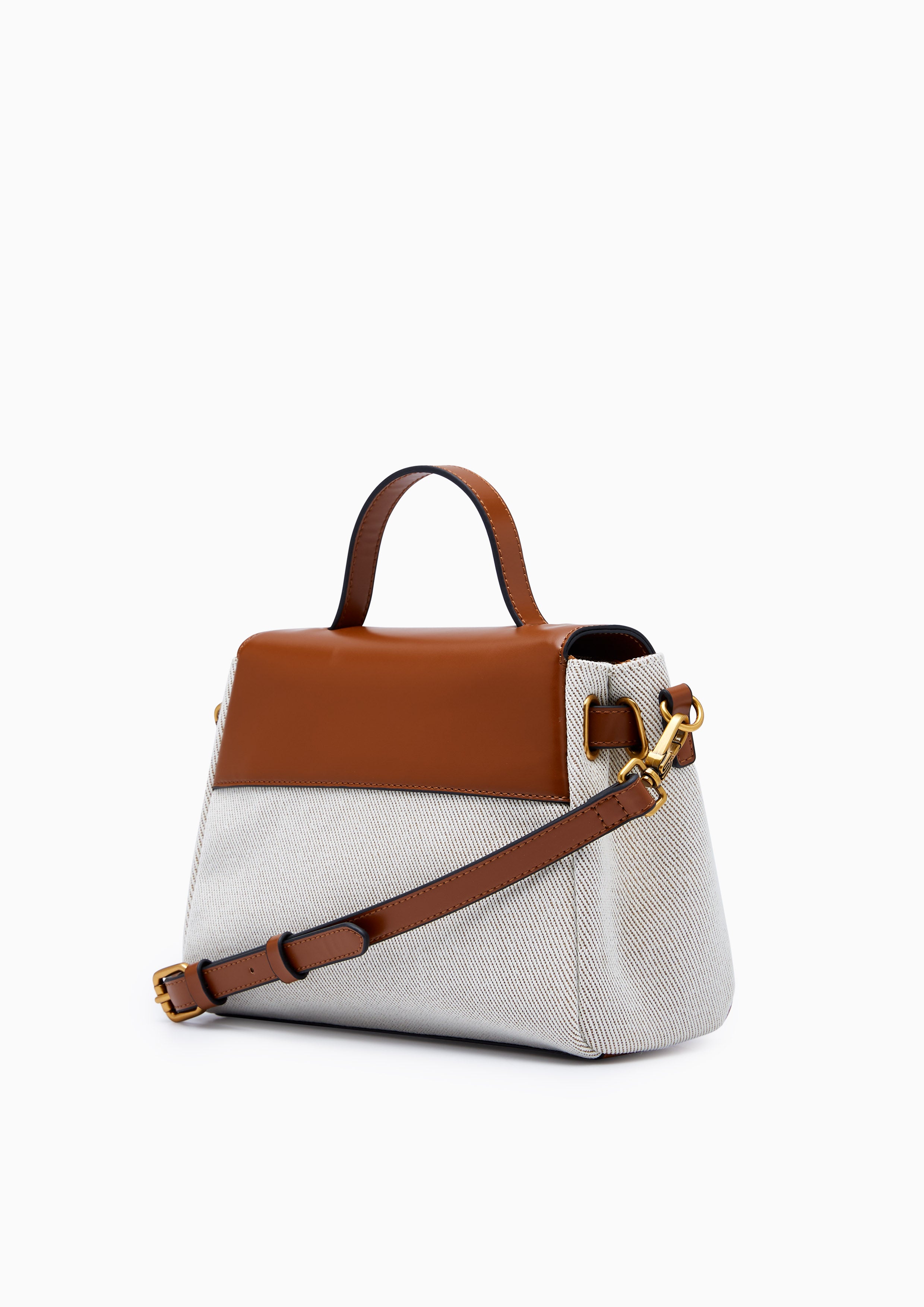 Gem S Top Handle Bag Brown